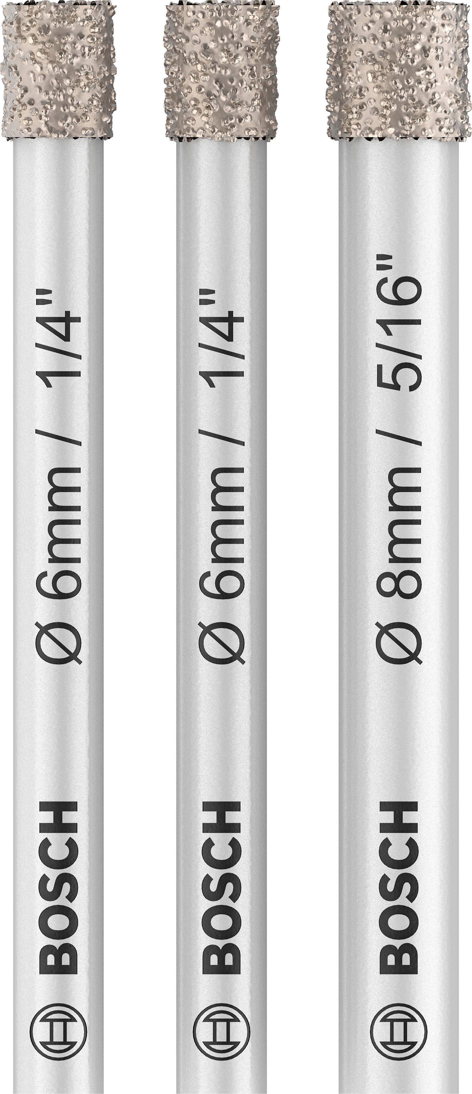 Bosch Accessoires Diamantborenset 6+6+8mm - 2607011626