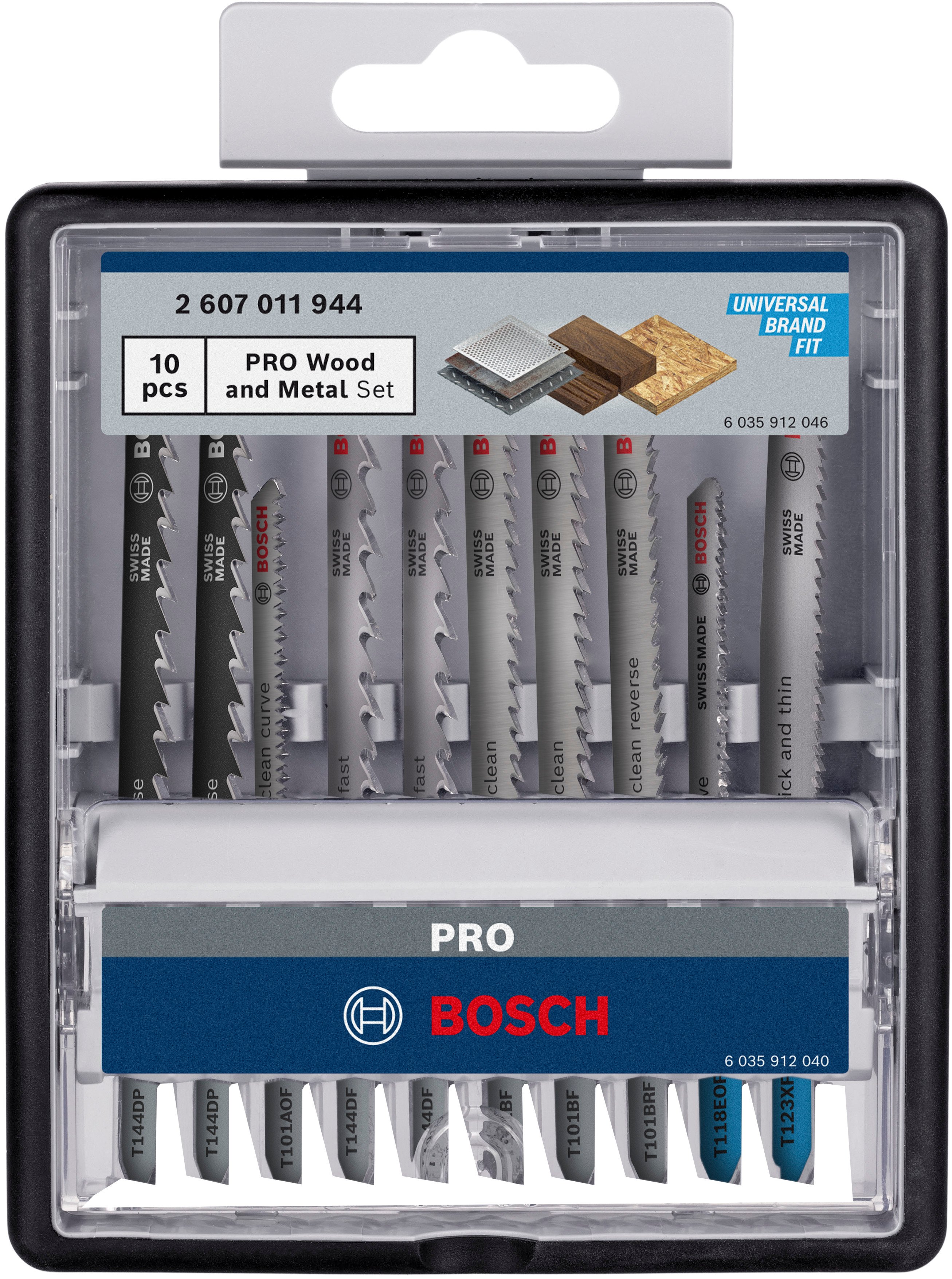 Bosch Accessoires PRO Wood and Metal set | 100 mm | 10 stuks - 2607011944