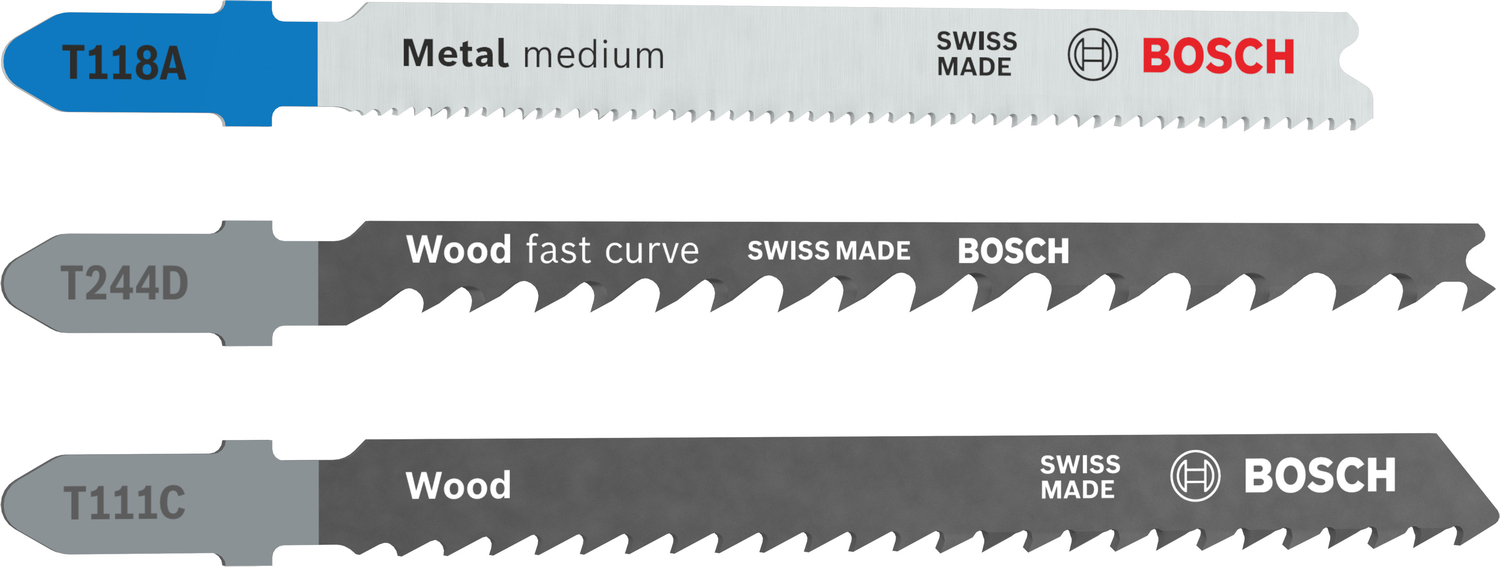 Bosch Accessoires 3-delige decoupeerzaagbladenset Multi Material Basics - 2607012076