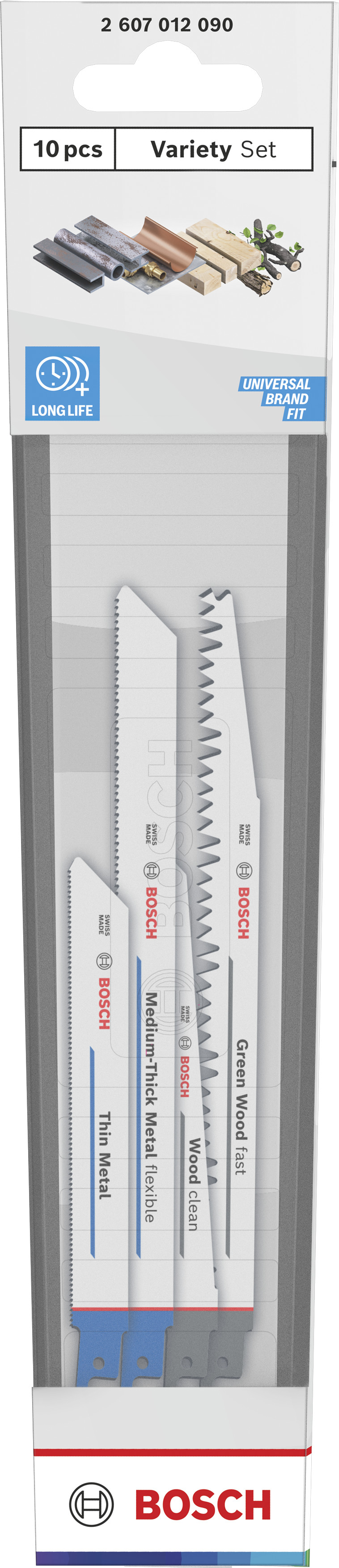Bosch accessoires Line Top Seller 10-delige reciprozaagbladenset in container - 2607012090