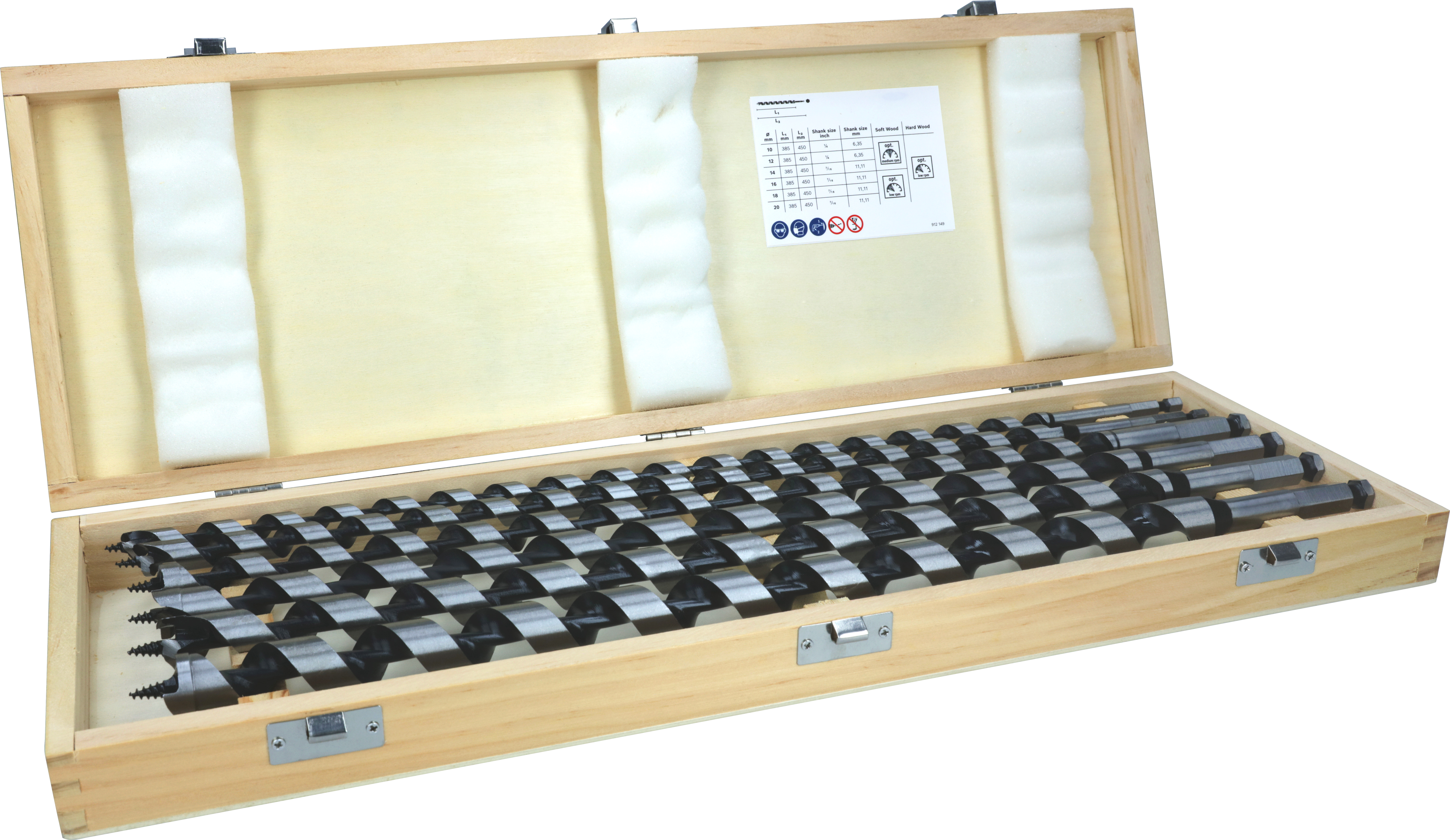 Bosch Accessoires 6-delige slangenborenset 10; 12; 14; 16; 18; 20 mm/450 mm 6st - 2607019323