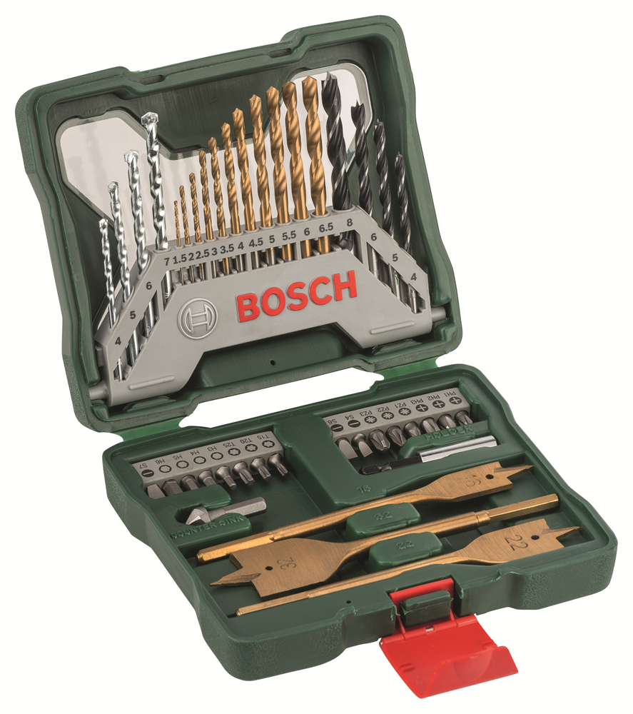 Bosch Accessoires 40-delige X-Line titanium boren- en schroefbitset - 2607019600