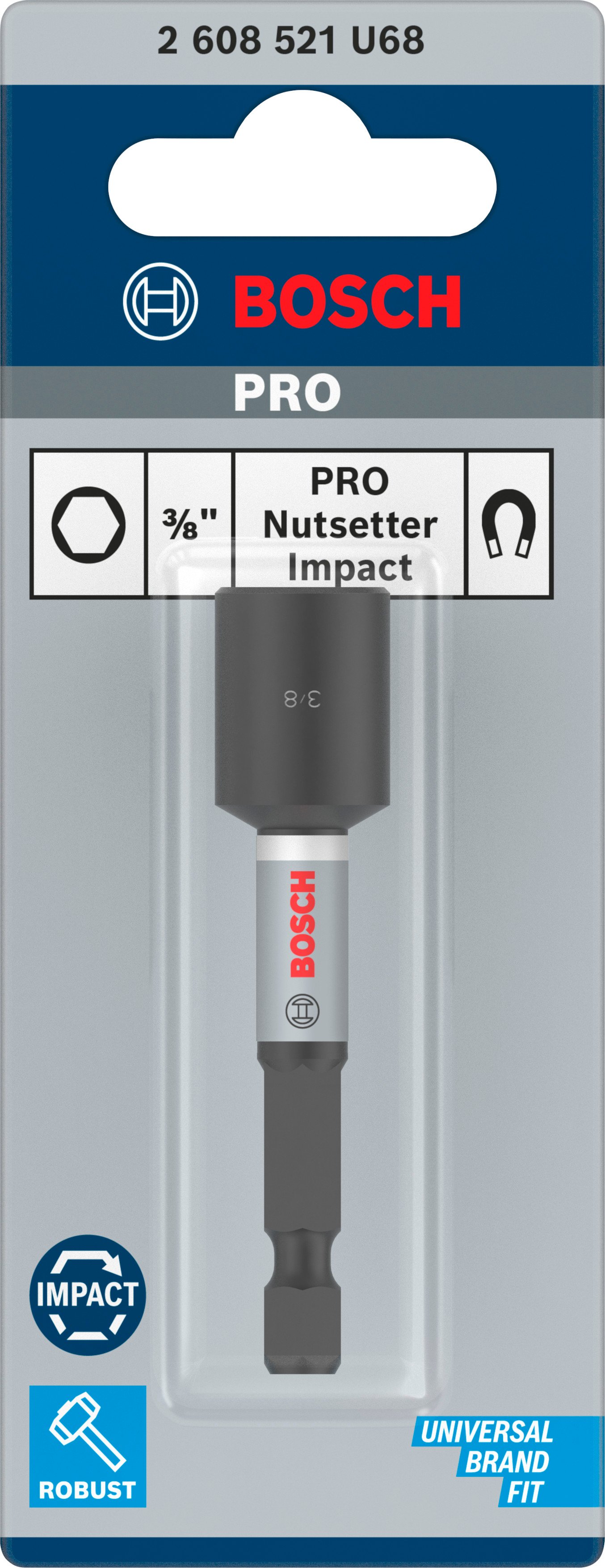 Bosch Accessoires PRO Nutsetter Impact | dop | 3/8" x 65 mm - 2608521U68