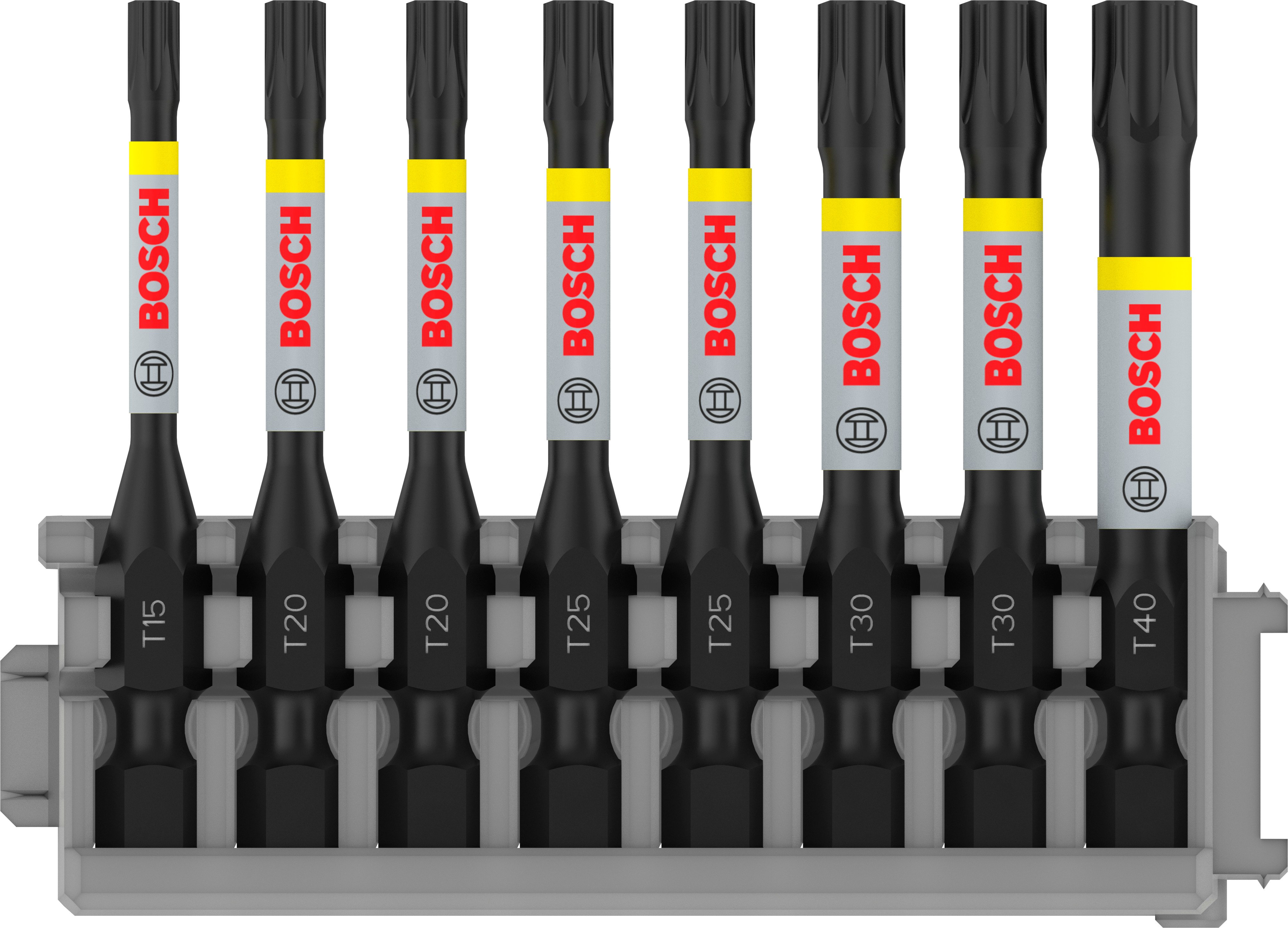 Bosch Accessoires Schroefbit Impact Control T15 / T20 / T25 / T30 / T40 50 mm 8x - 2608522329