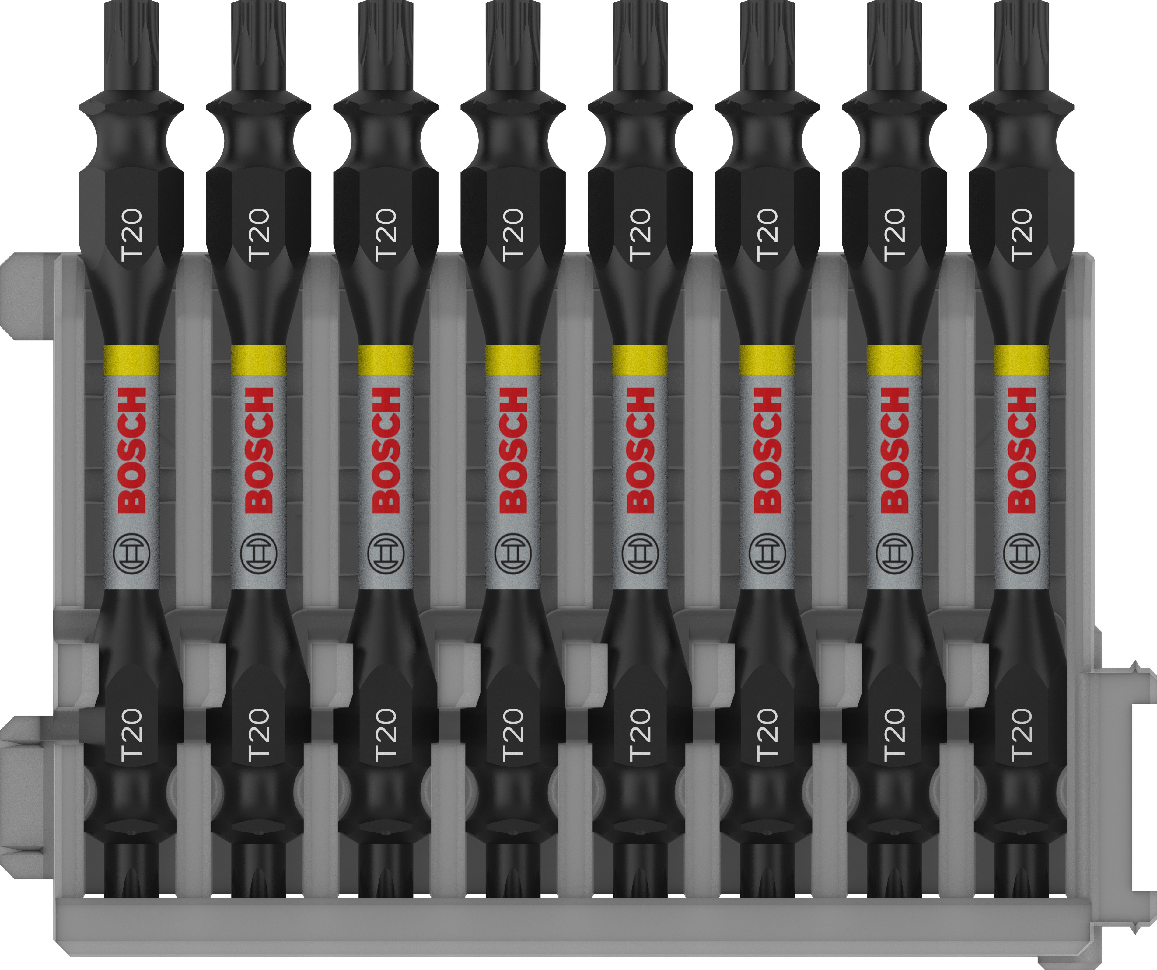 Bosch Accessoires Schroefbit tweezijdig Impact Control T20, 65 mm 8x - 2608522339