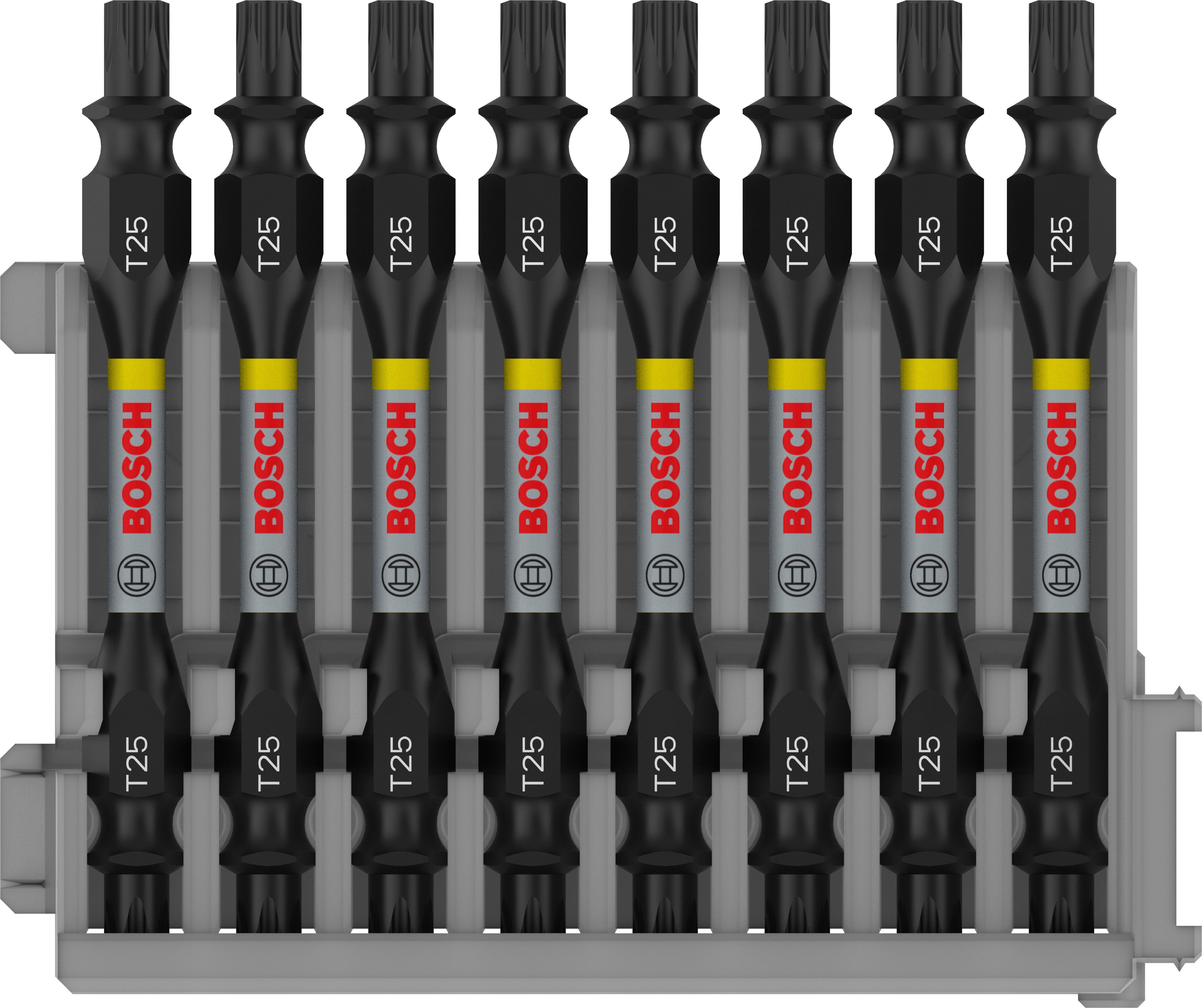 Bosch Accessoires Schroefbit tweezijdig Impact Control T25, 65 mm 8x - 2608522340