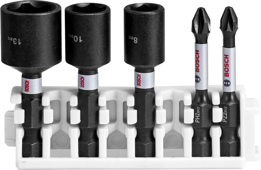 Bosch Accessoires Schroefbit Impact Control & dopsleutel 5x 2608522350
