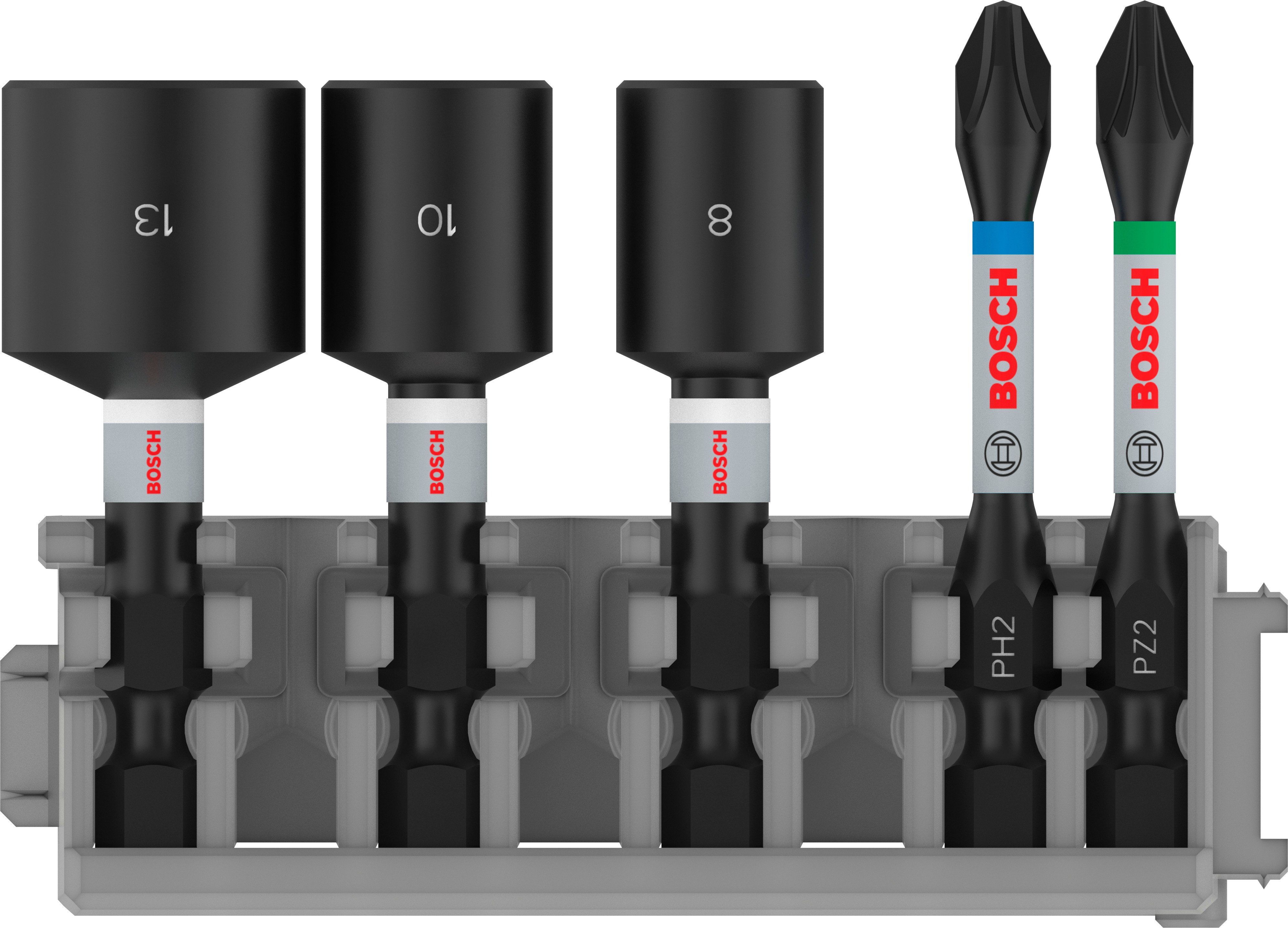 Bosch Accessoires Schroefbit Impact Control & dopsleutel 5x - 2608522350