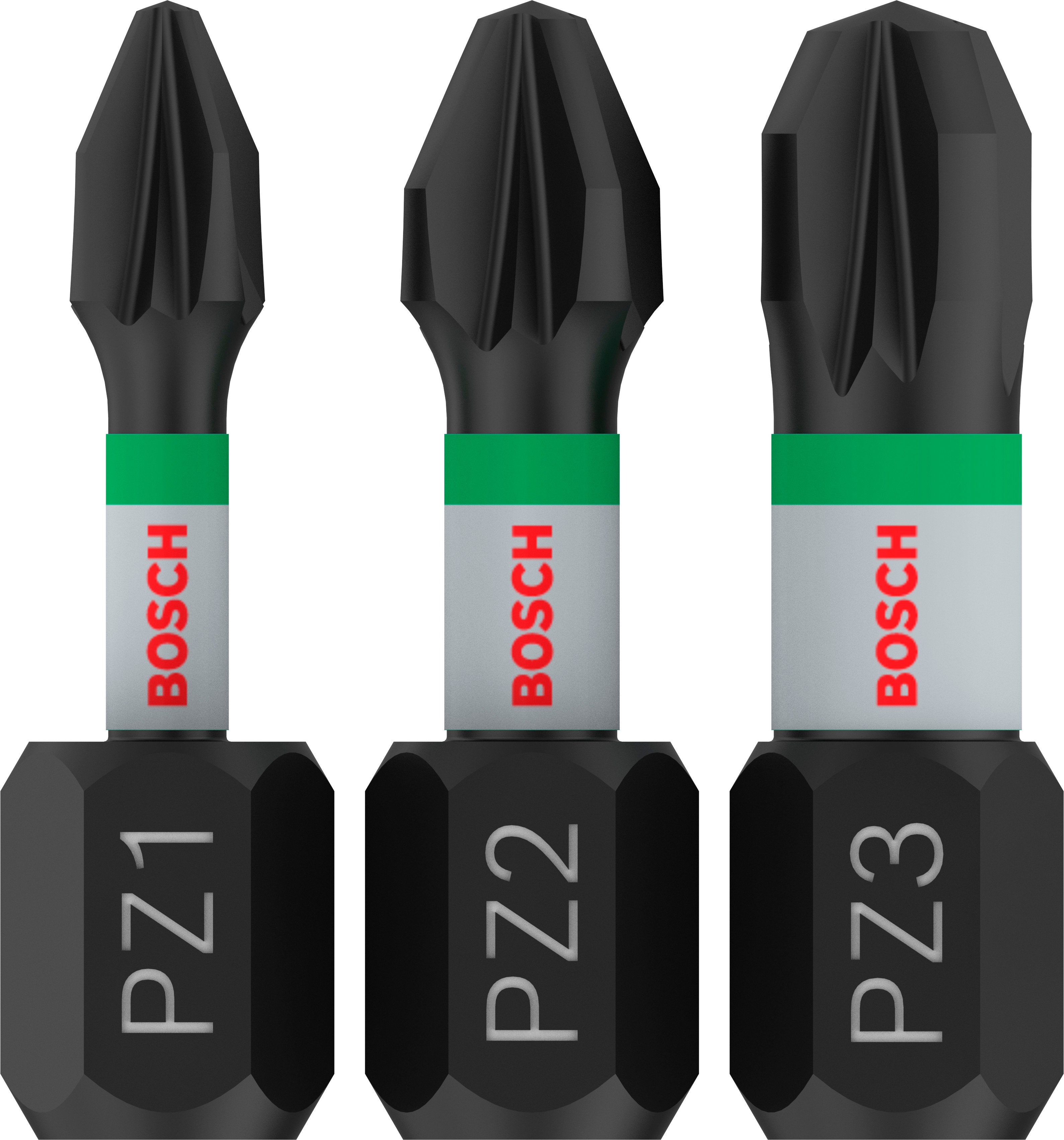 Bosch Accessoires Schroefbitpack Impact Control | PZ1/2/3 | 25mm | 3 stuks - 2608522471