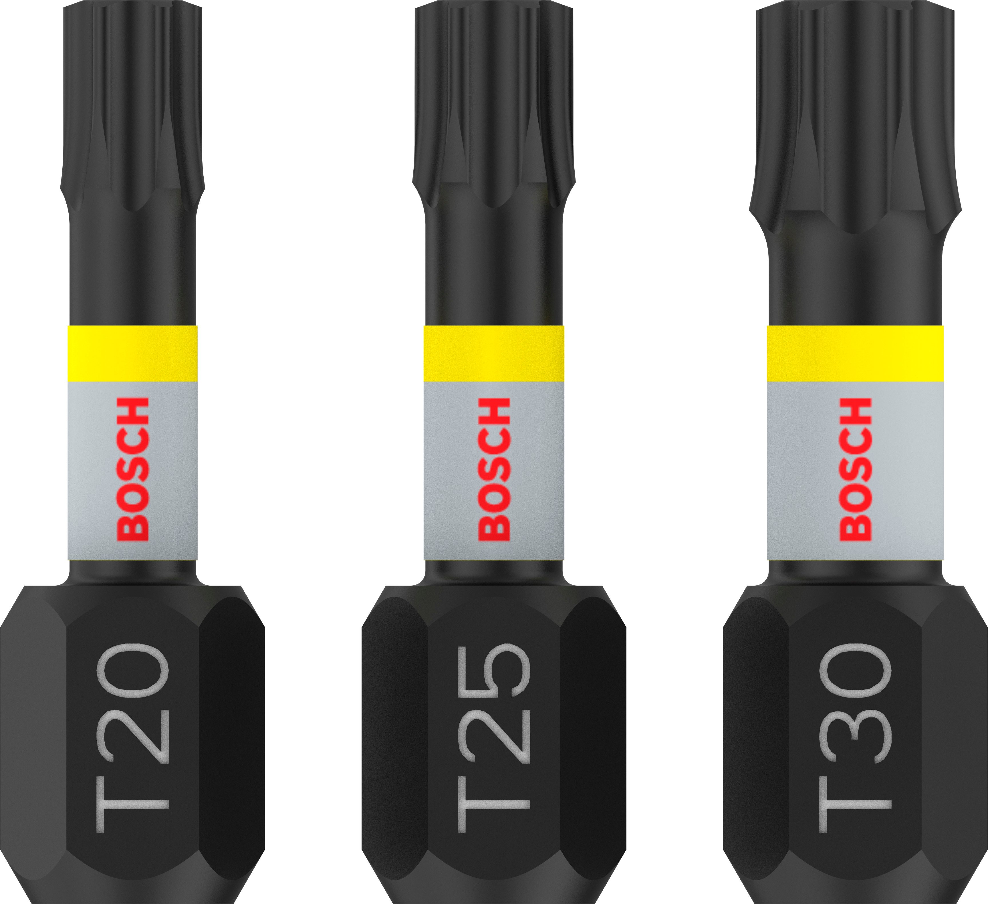 Bosch Accessoires Impact Control T20/25/30 25mm | 3 stuks - 2608522479
