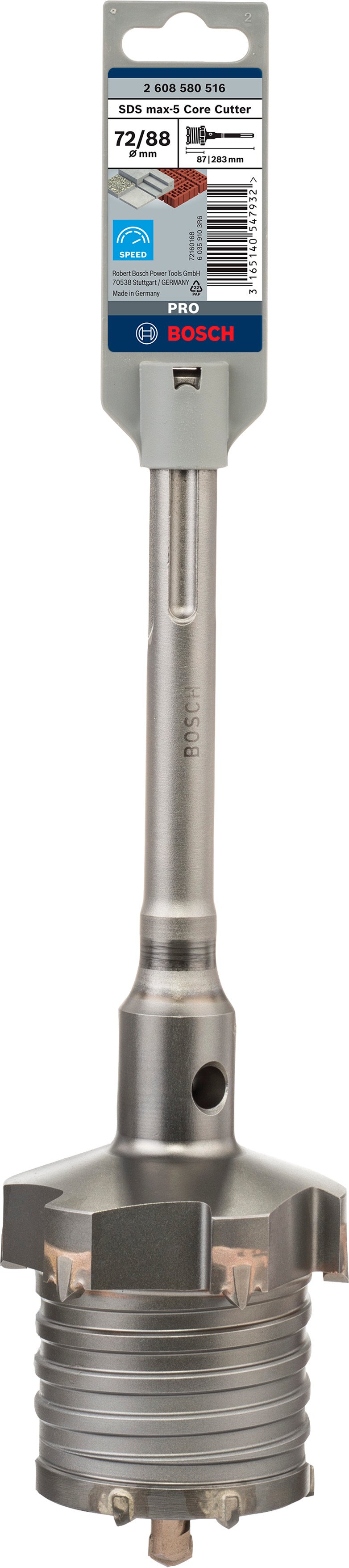Bosch Accessoires PRO SDS max-5 Core Cutter One-Piece | 72 x 87 x 283 | 88 x 87 x 283 mm - 2608580516