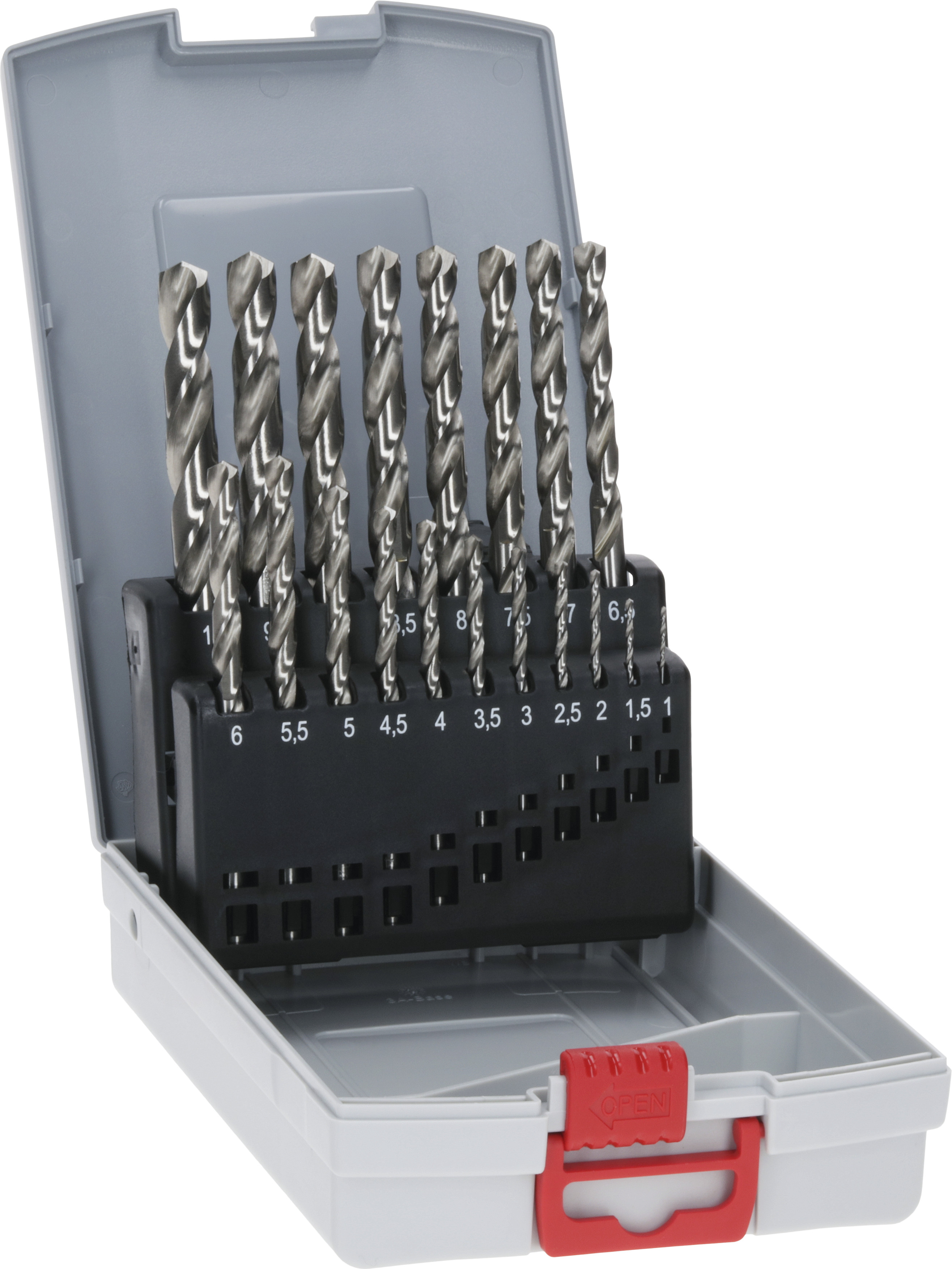 Bosch Accessoires 19-delige ProBox metaalborenset HSS-G, DIN 338, 135° 110 mm 19st - 2608587013