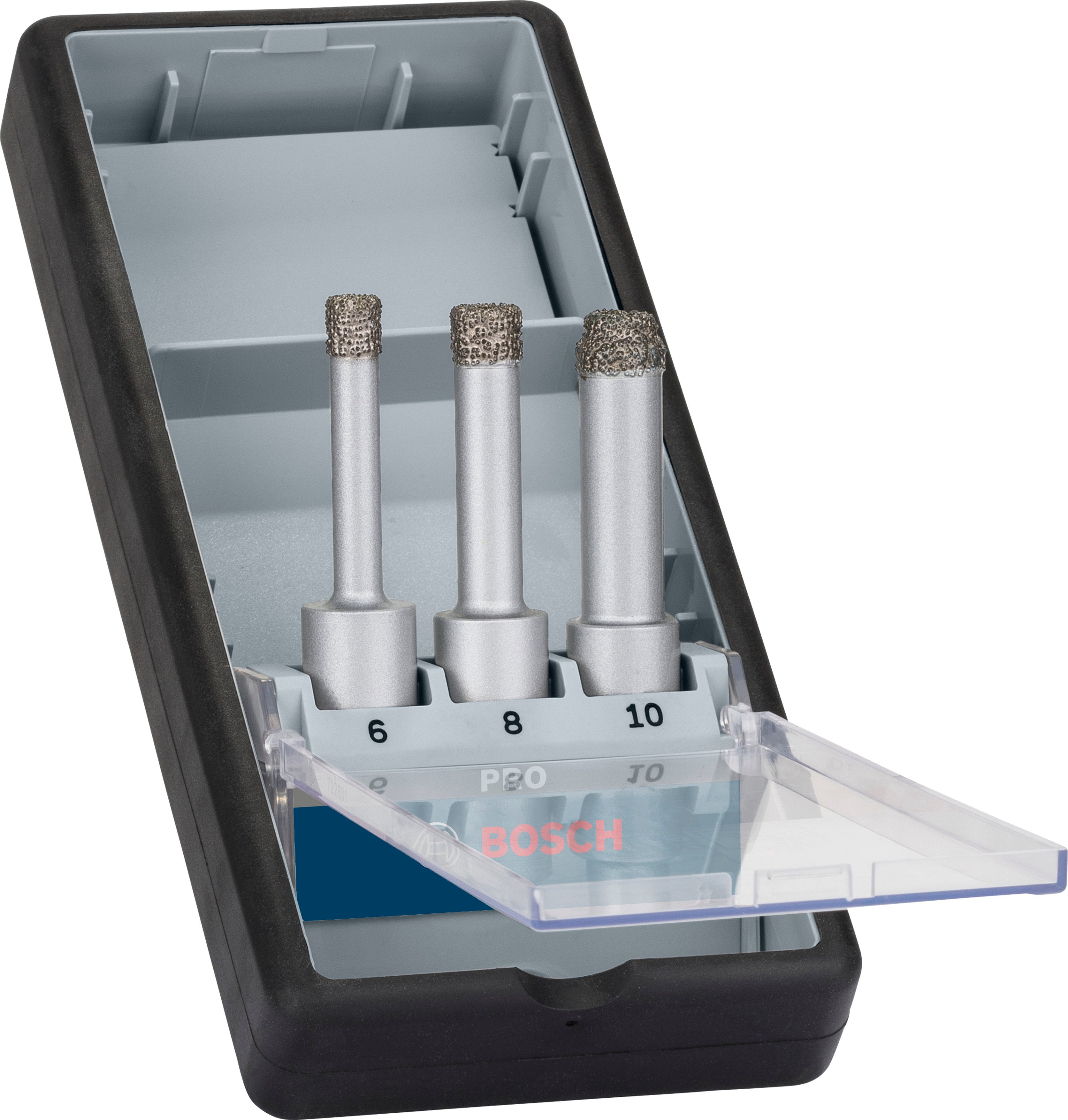 Bosch Accessoires 3-delige Robust Line set diamantboren voor droog boren Easy Dry Best for Ceramic 6,0; 8,0; 10,0 mm 3st - 2608587145