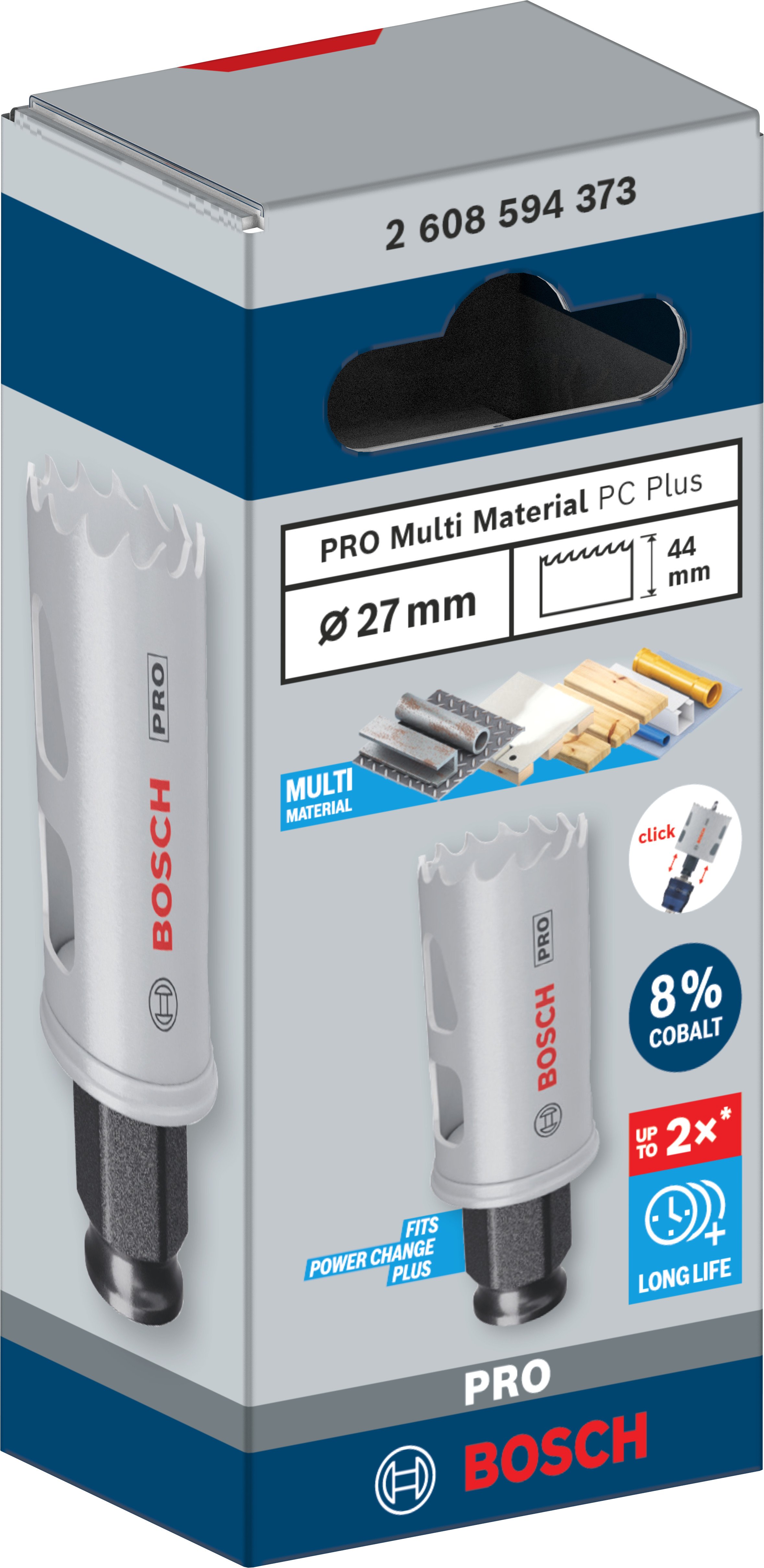 Bosch Accessoires PRO Multi Material PC Plus gatzaag | 27 mm - 2608594373