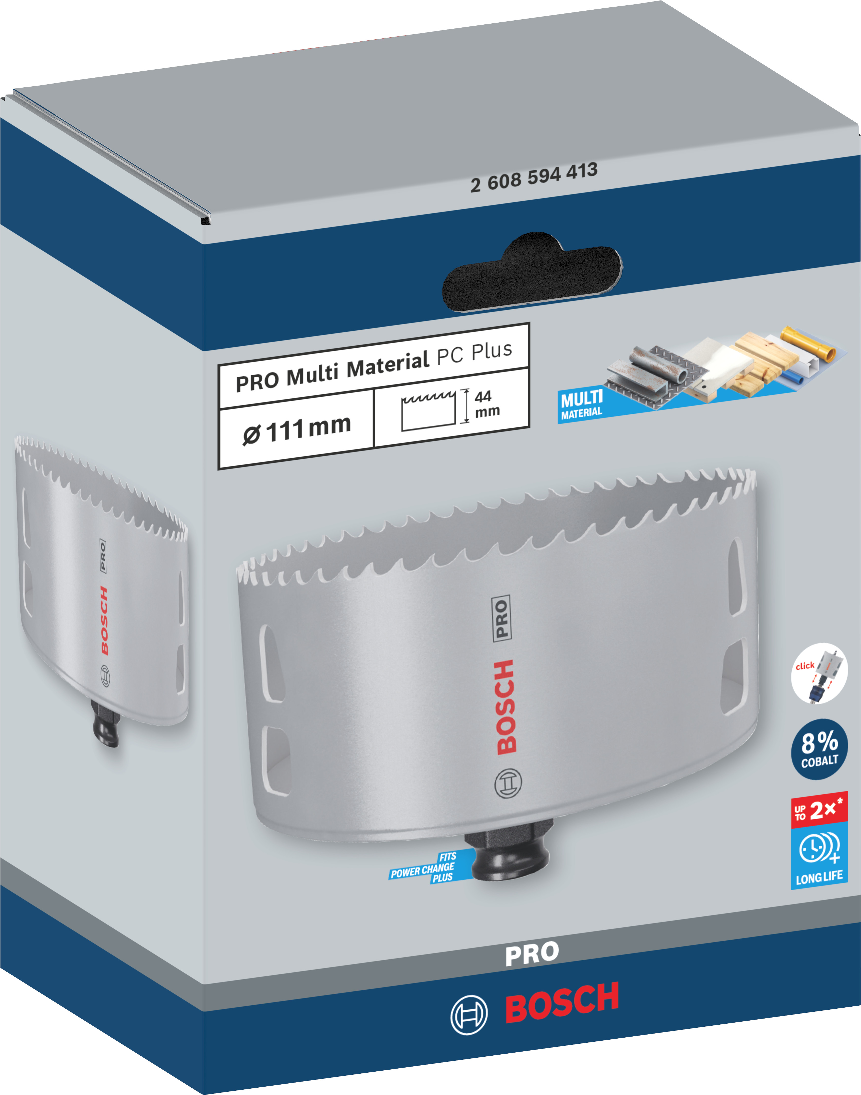 Bosch Accessoires PRO Multi Material PC Plus gatzaag | 111 mm - 2608594413