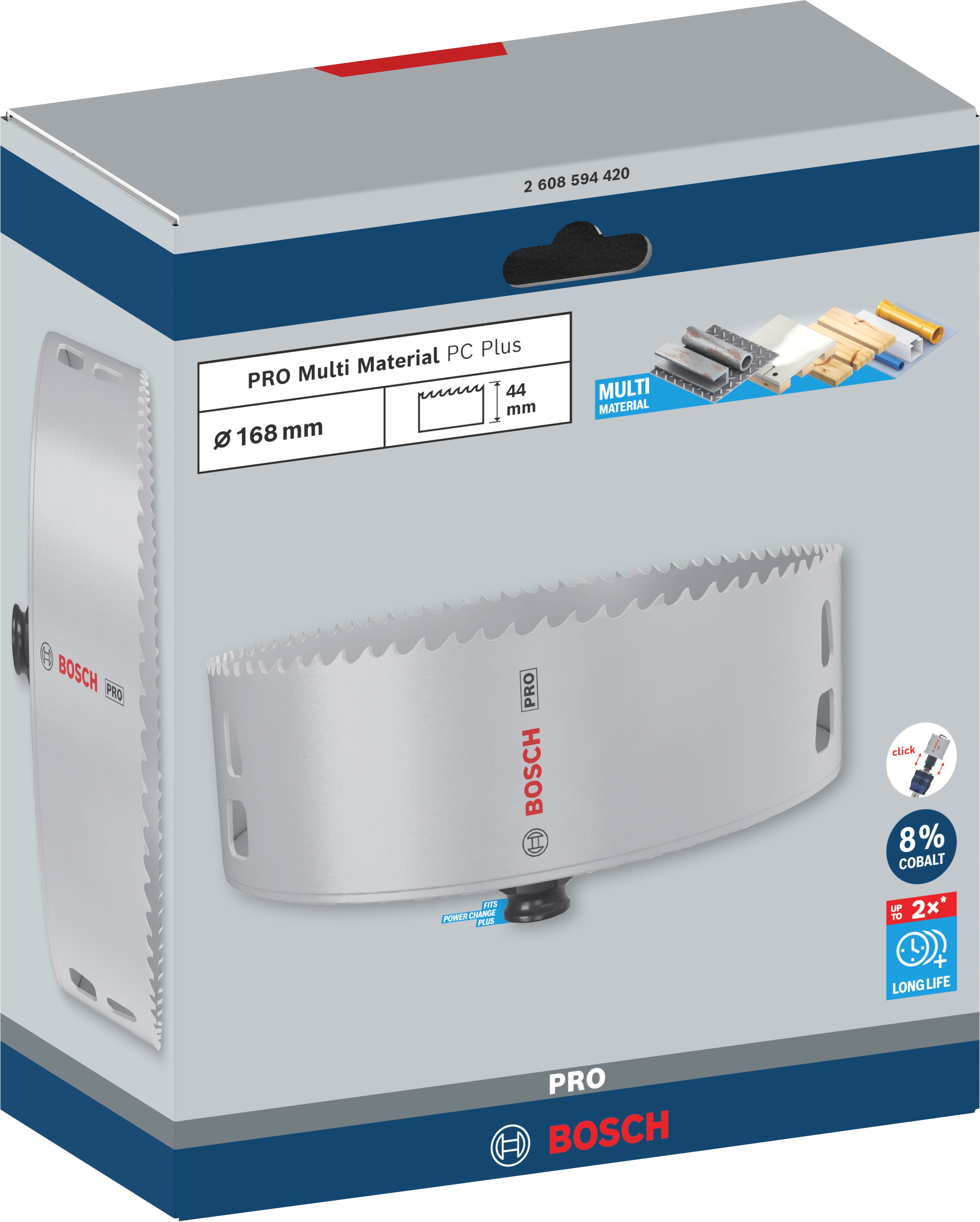 Bosch Accessoires PRO Multi Material PC Plus gatzaag | 168 mm - 2608594420