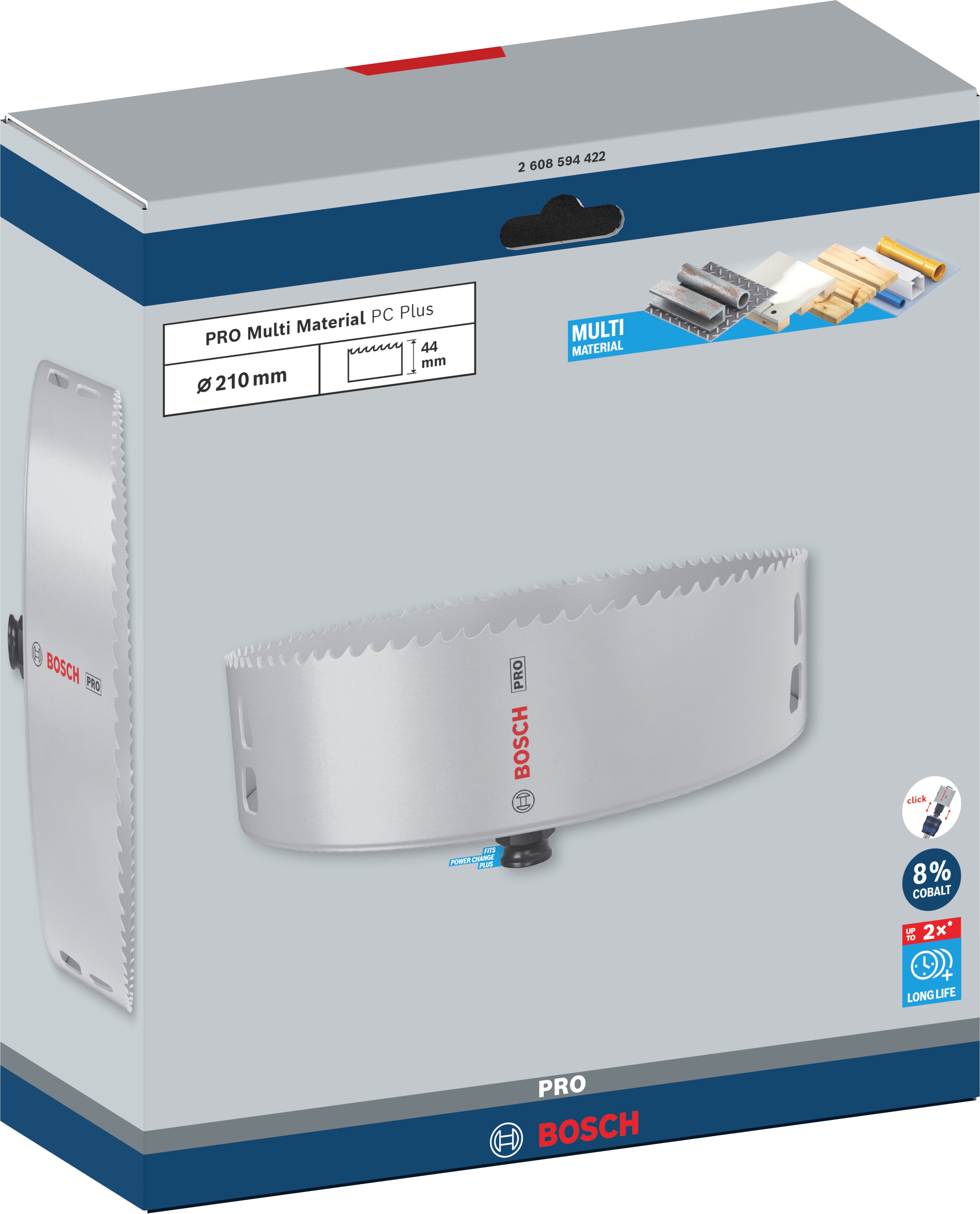 Bosch Accessoires PRO Multi Material PC Plus gatzaag | 210 mm - 2608594422