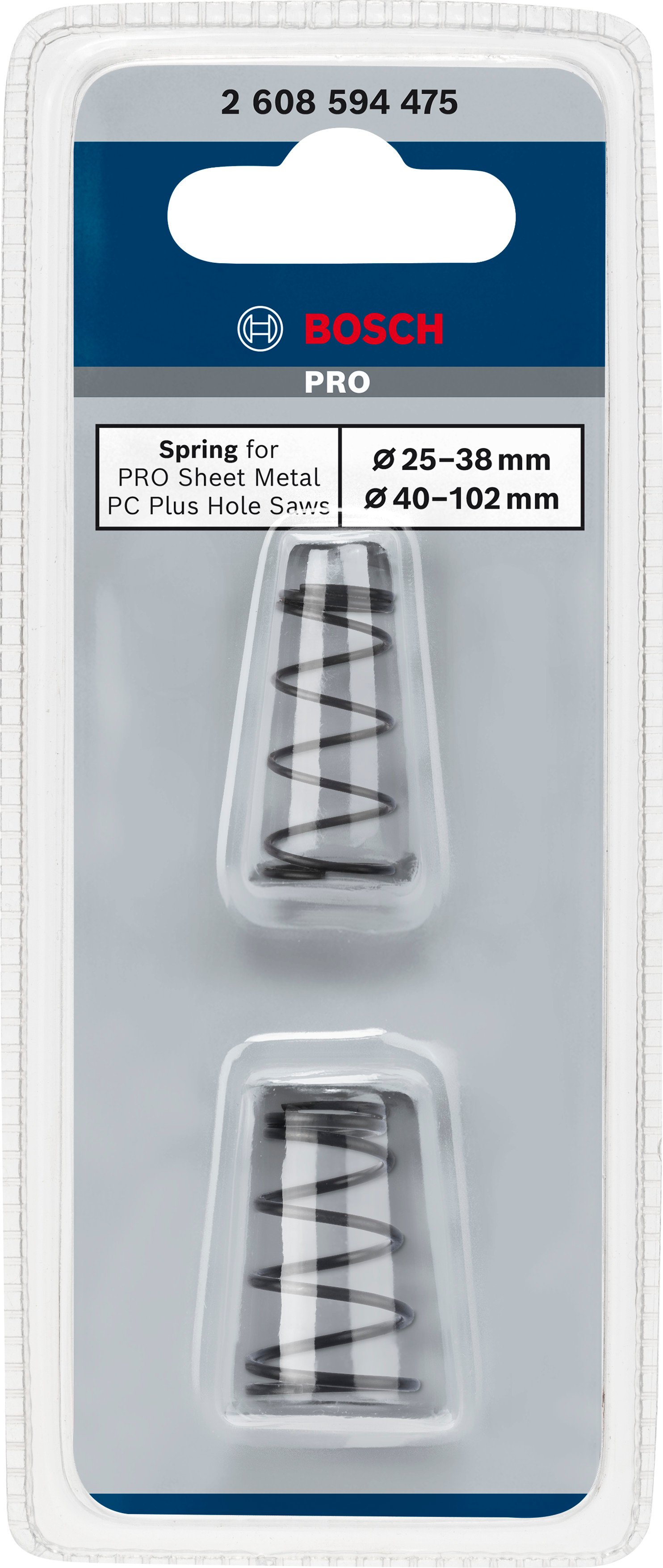 Bosch Accessoires Spring for PRO Sheet Metal PC Plus Hole Saws | 2-delig - 2608594475