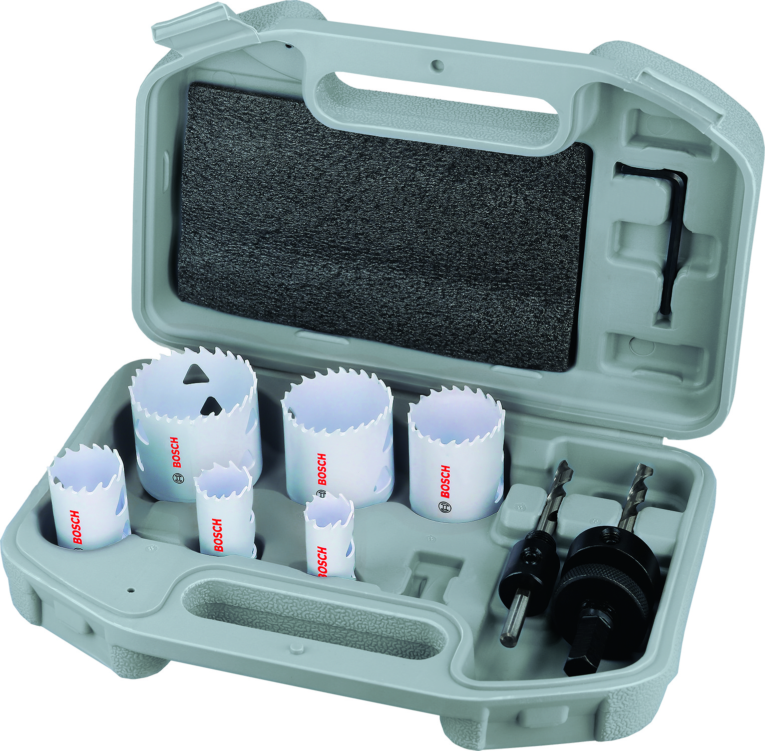 Bosch Accessoires Gatzaagset met schroefdraad voor meerdere materialen | 19; 22; 29; 38; 44; 51 x 40 mm - 2608594611