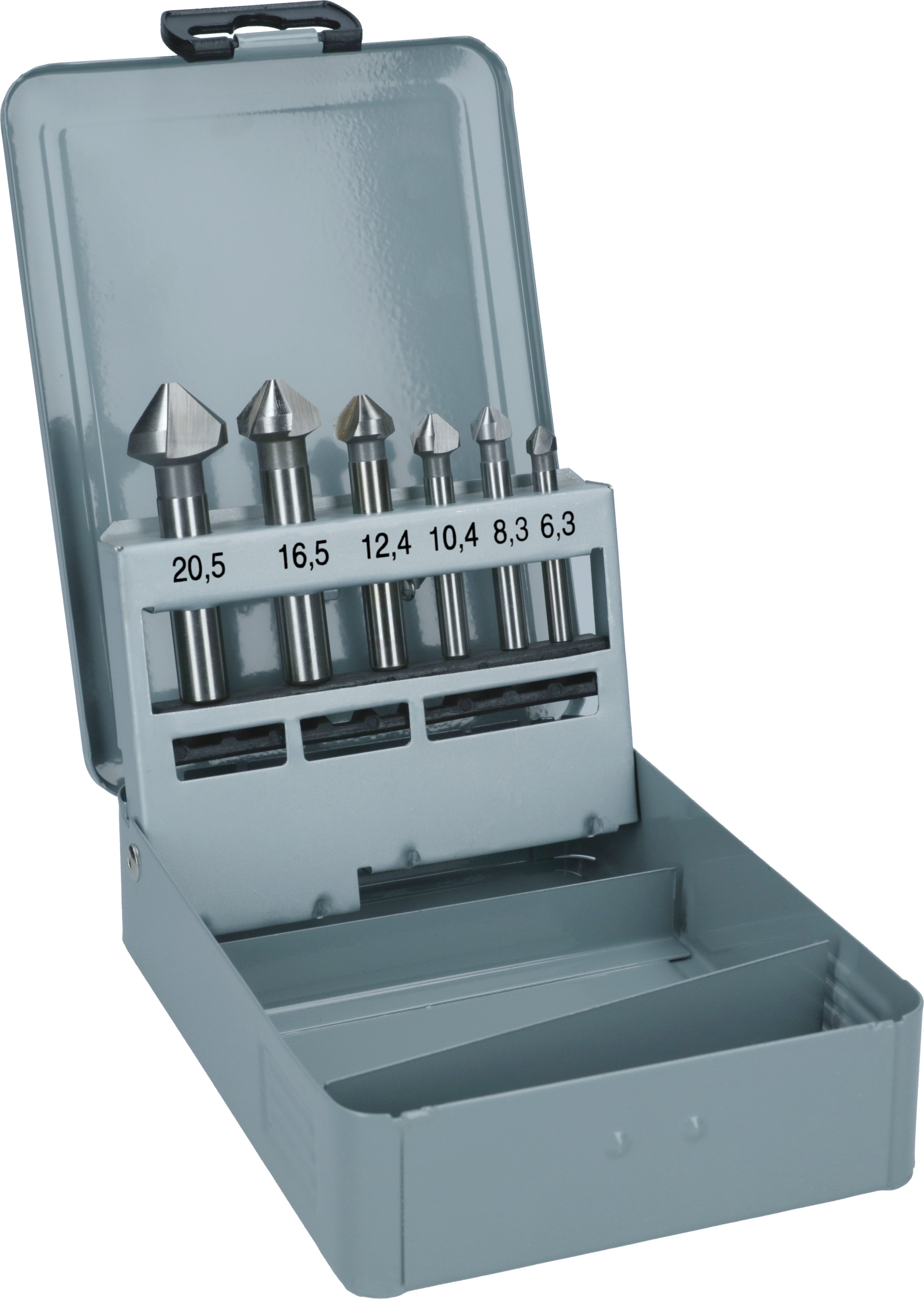 Bosch Accessoires 6-delige set conische verzinkboren 45; 63 mm / 510 mm / 6,3; 8,3; 10,4; 12,4; 16,5; 20,5 mm 6st - 2608597527