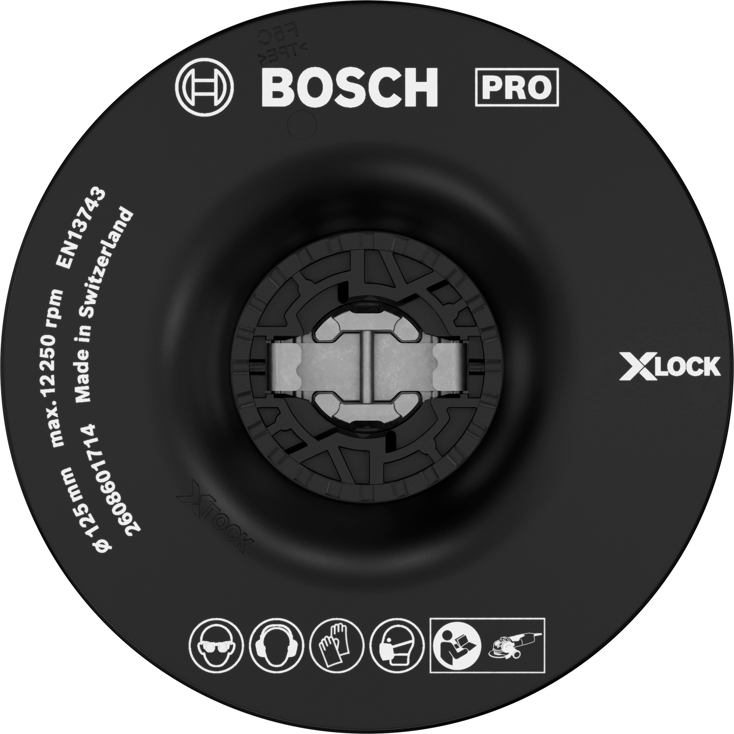 Bosch Accessoires X-LOCK Steunschijf voor fiberschijven 125 mm soft - 1 stuk(s) - 2608601714