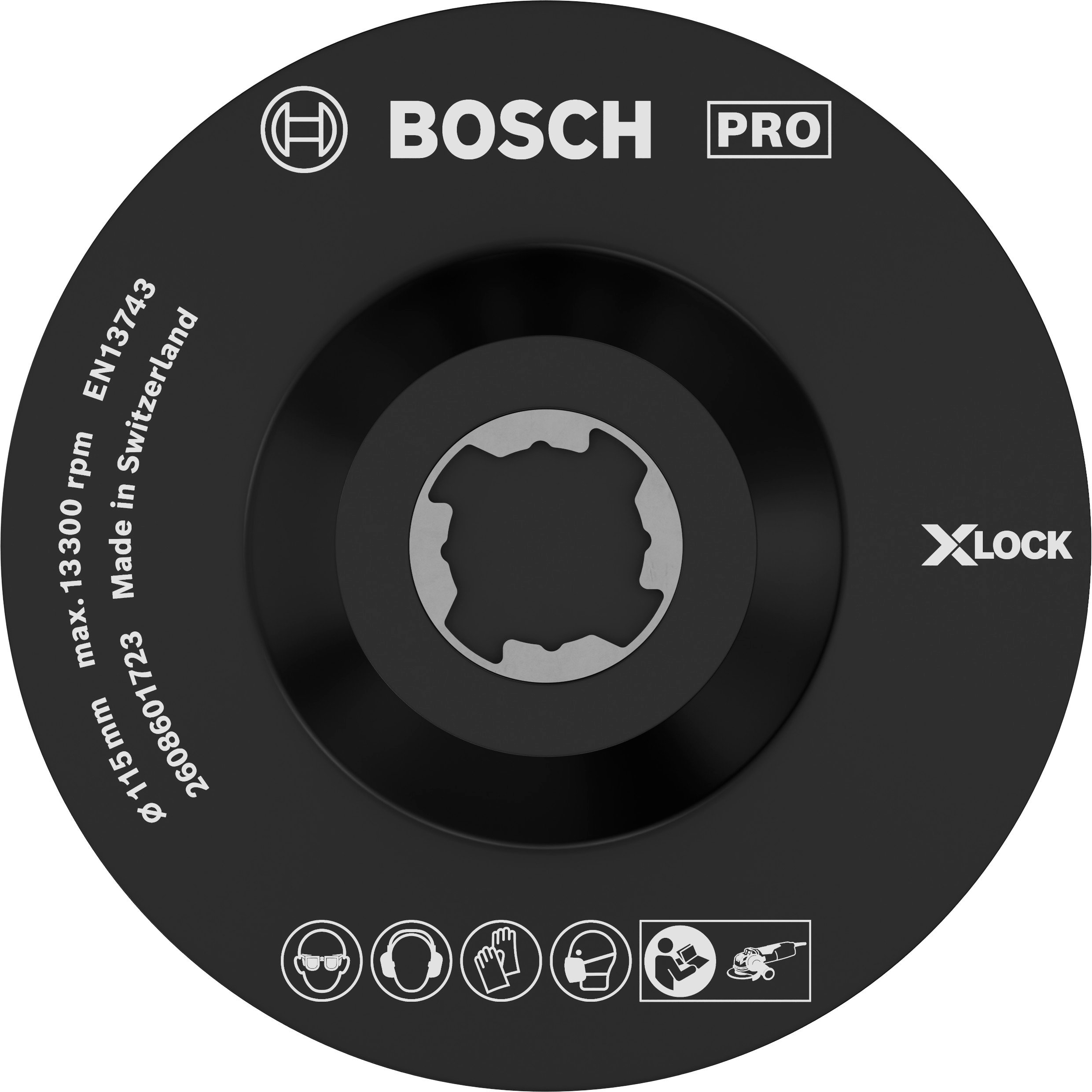 Bosch Accessoires X-LOCK Steunschijf 115 mm SCM schijf - 1 stuk(s) - 2608601723