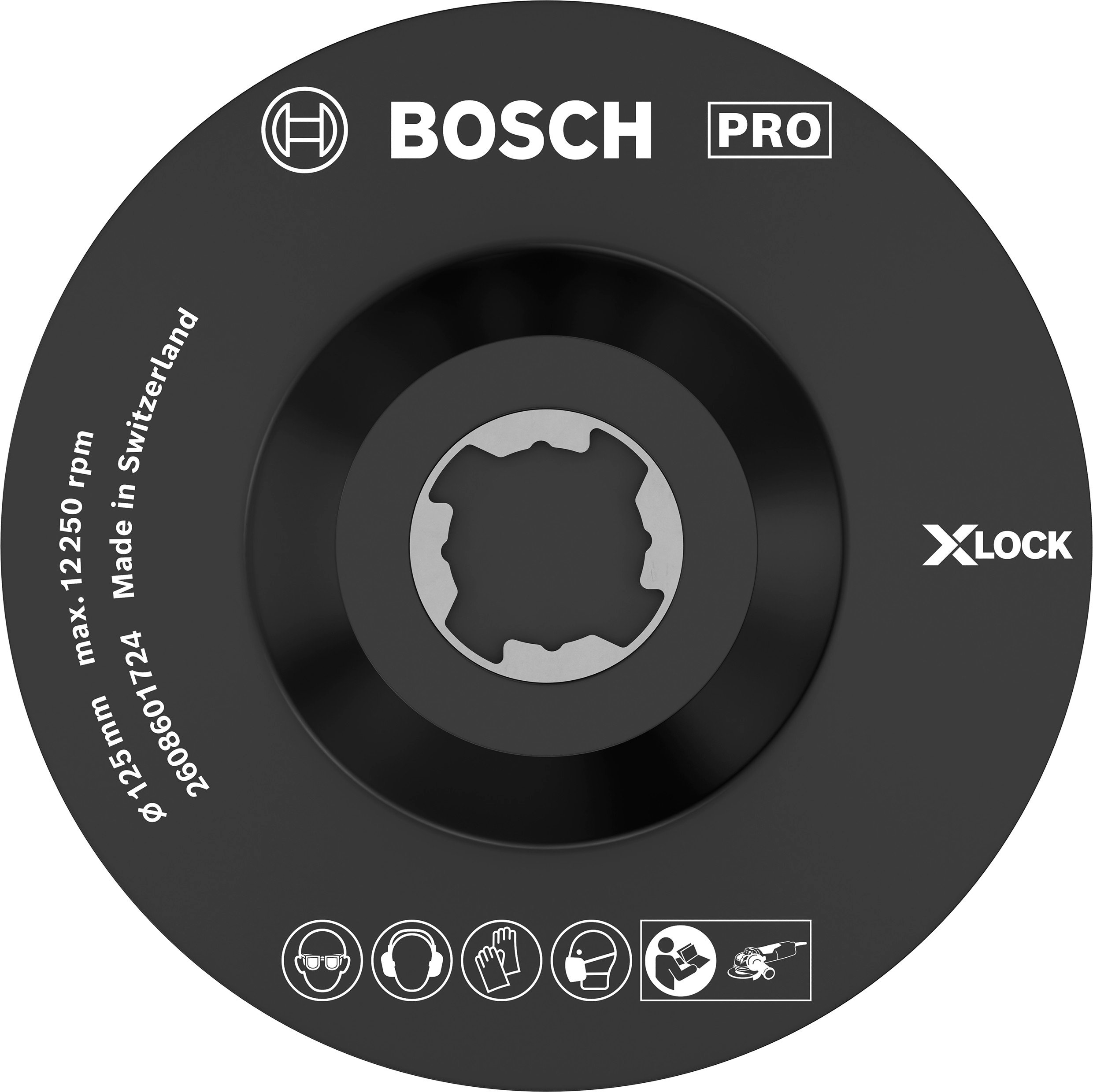 Bosch Accessoires X-LOCK Steunschijf 125 mm SCM schijf - 1 stuk(s) - 2608601724