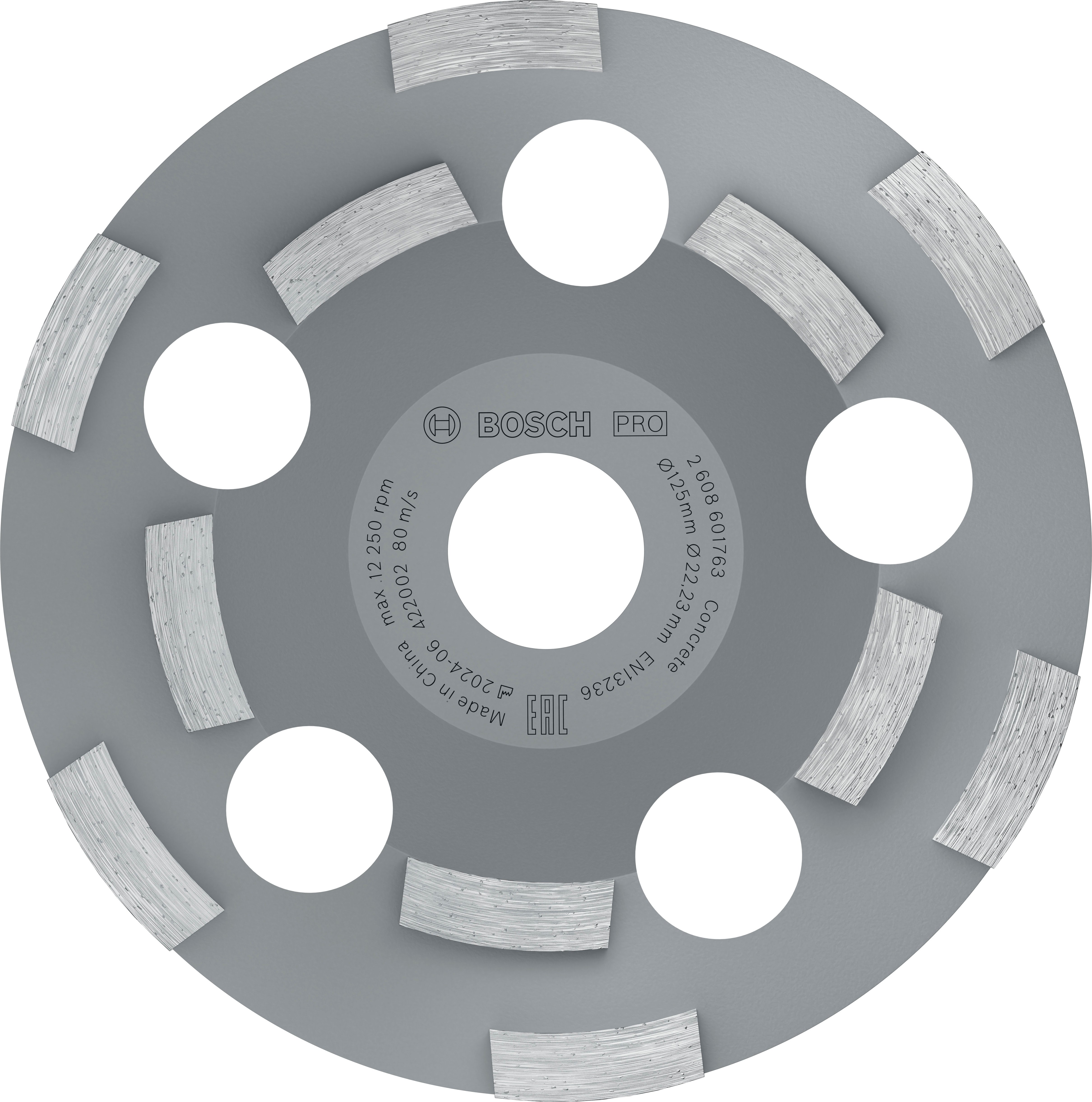 Bosch Accessoires Diamantkomschijf Expert for Abrasive 50 g/mm, 125 x 22,23 x 4,5 mm 1st - 2608602553