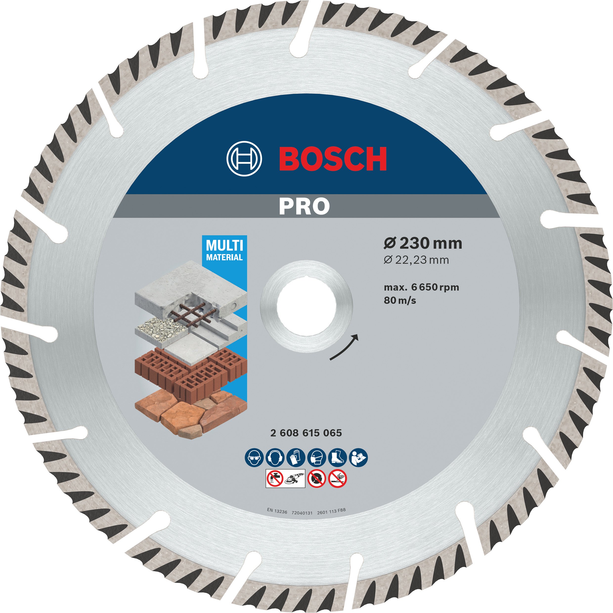 Bosch Accessoires Diamantdoorslijpschijf | Standard for Universal | 230X22,23 | 10 stuks - 2608615066