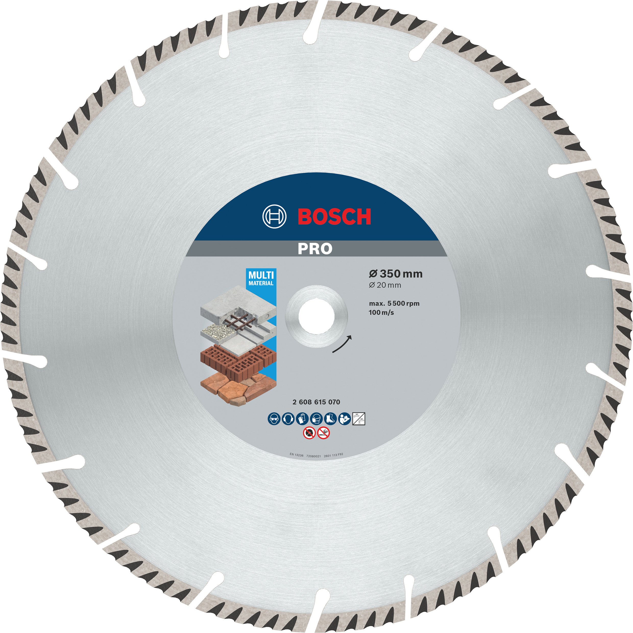 Bosch Accessoires Diamantdoorslijpschijf | Standard for Universal | 350X20 - 2608615070