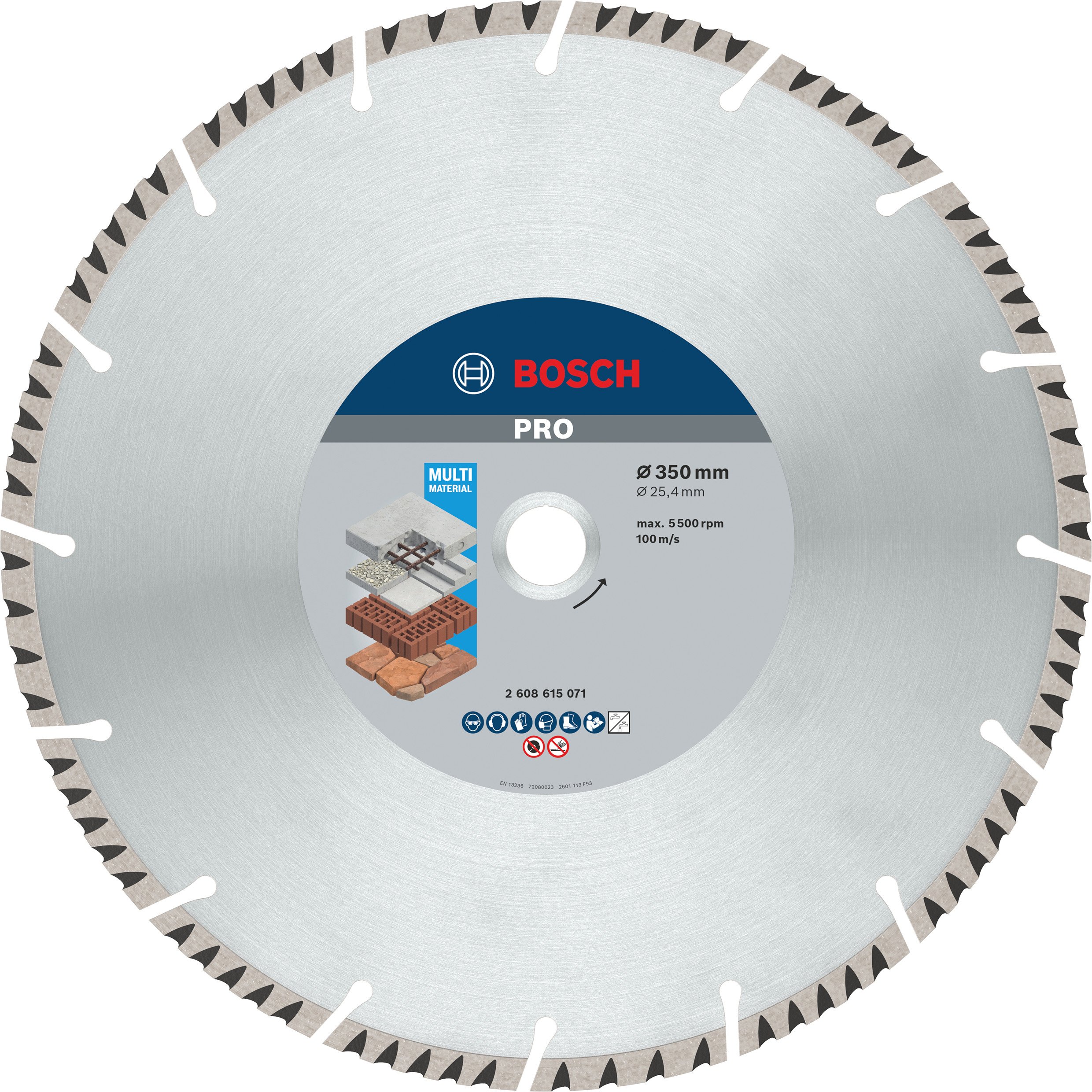 Bosch Accessoires Diamantdoorslijpschijf | Standard for Universal | 350X20X25,4 - 2608615071