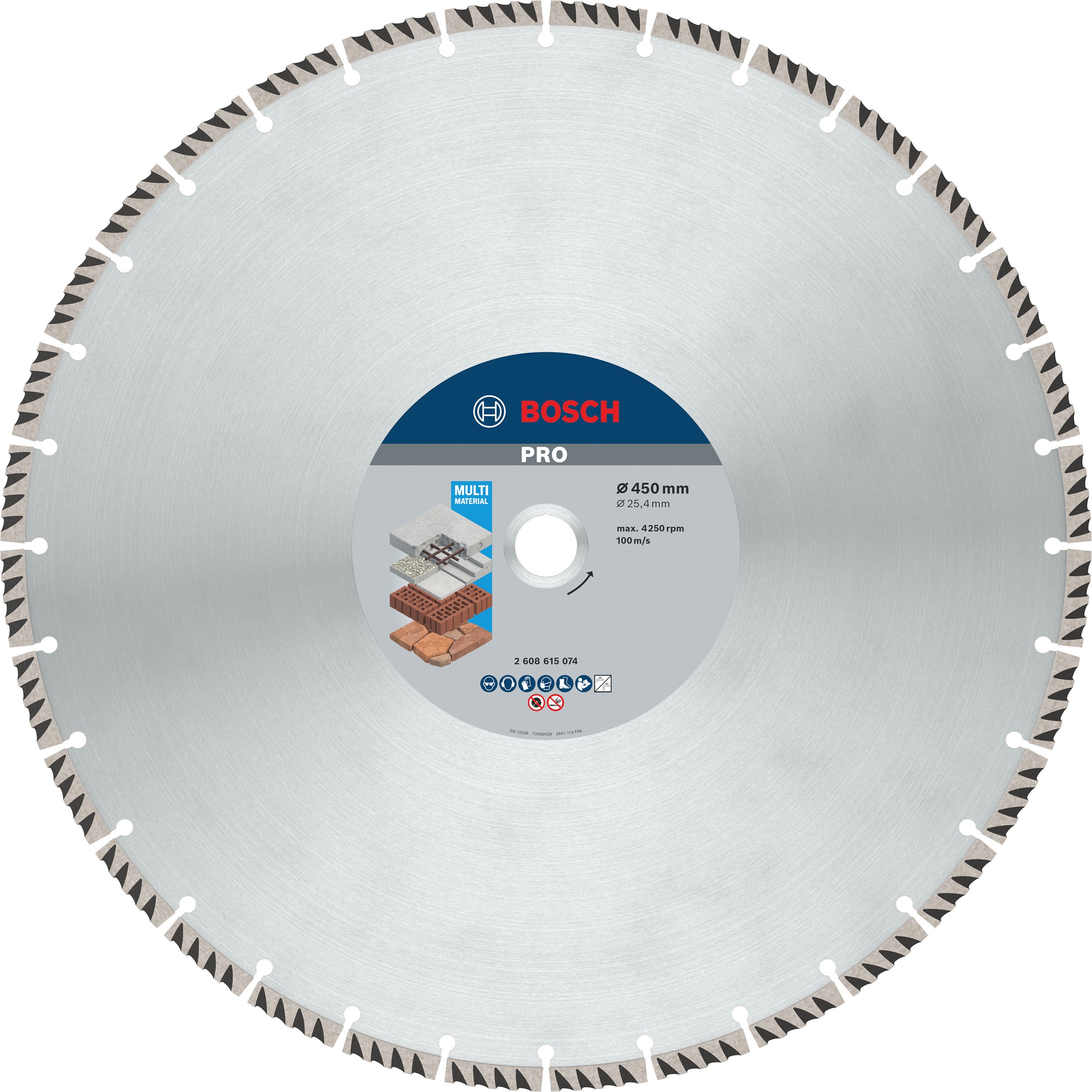 Bosch Accessoires Diamantdoorslijpschijf | Standard for Universal | 450X25,4 - 2608615074