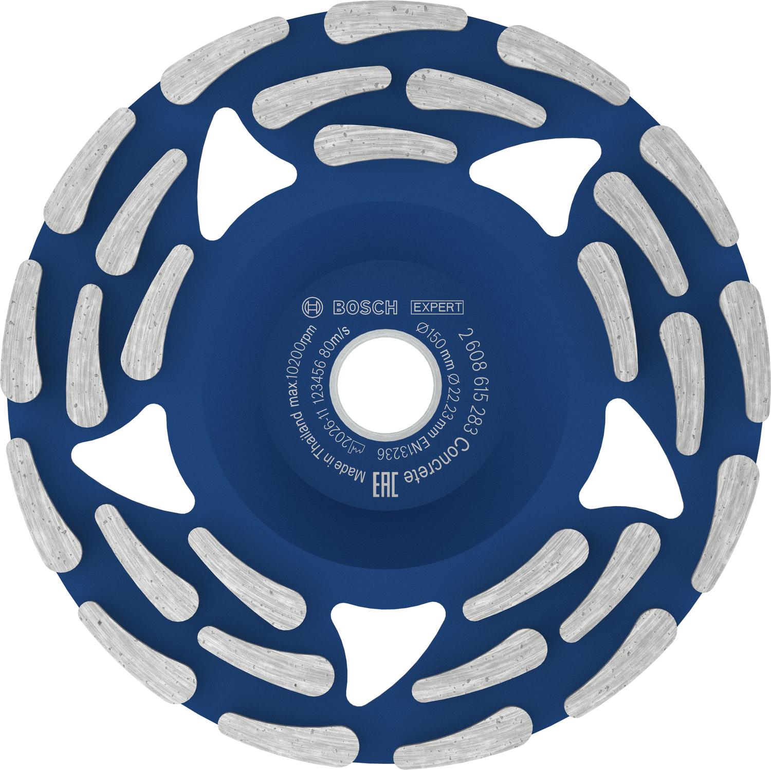 Bosch Accessoires EXPERT Diamantschuurkop Concrete lifetime, 150 x 19/22,23 x 5 mm - 2608615283