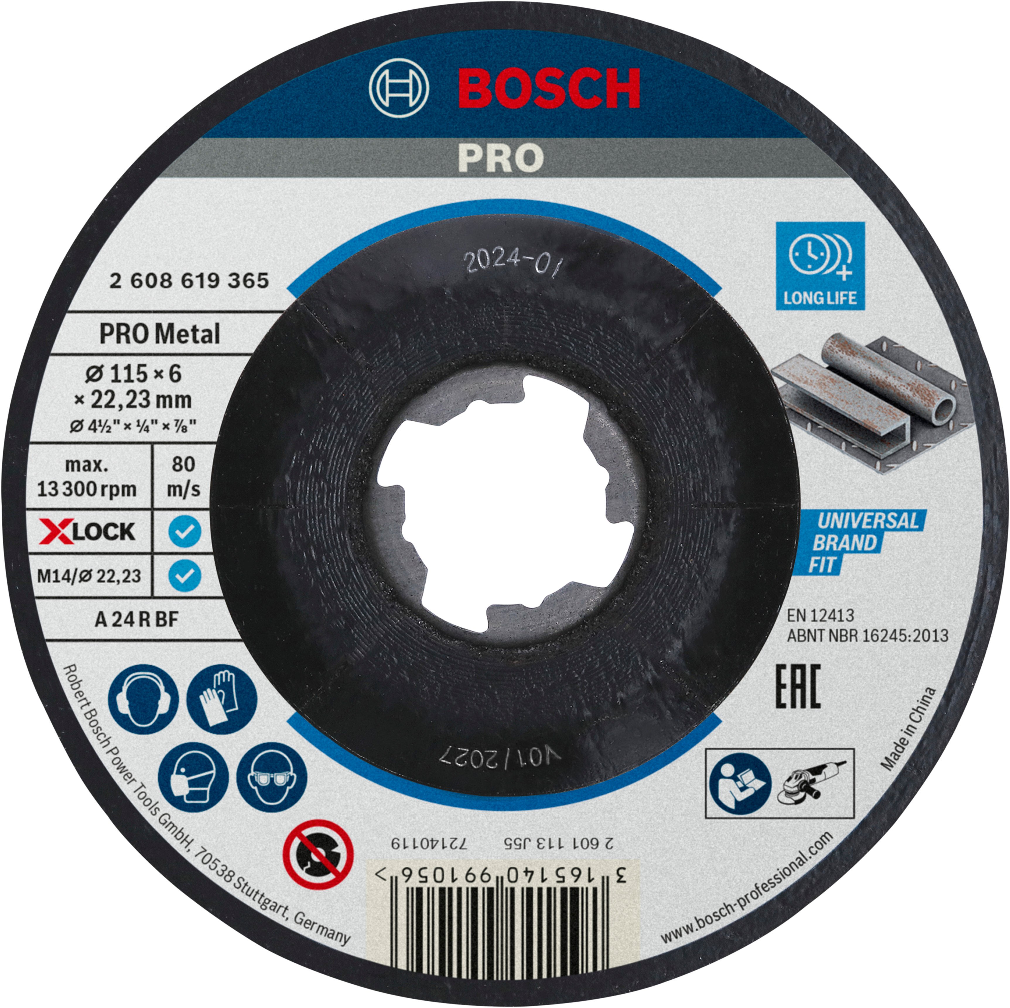 Bosch Accessoires X-Lock | SFM | 115X6mm | Afbraamschijf - 2608619365