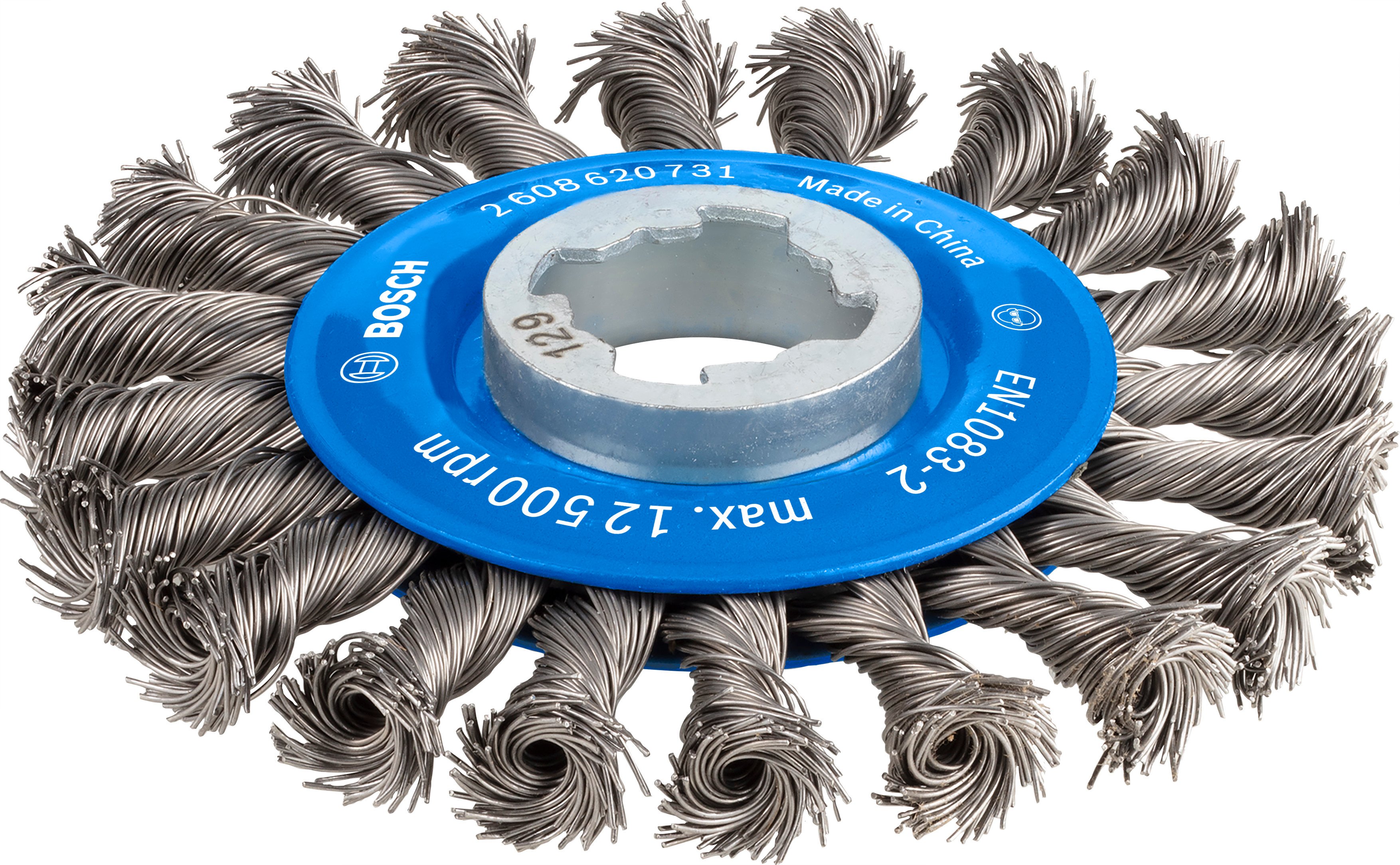 Bosch Accessoires X-LOCK Kegelborstel gevlochten draad 115mm Staal 0.5mm - 1 stuk(s) - 2608620731