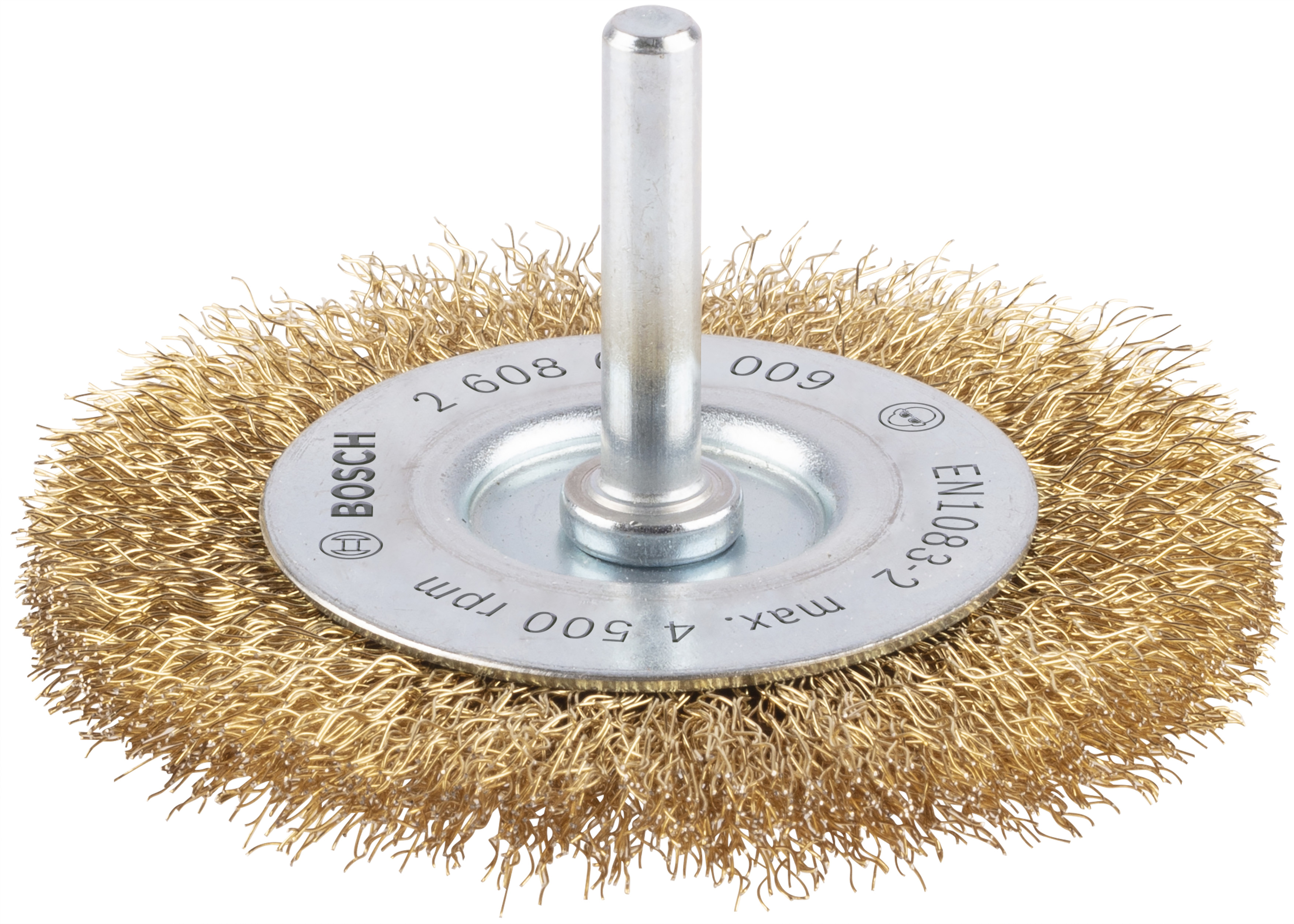 Bosch Accessoires Schijfborstel, vermessingd 75 mm, 0,2 mm, 4500 U/ min, 10 mm 1st - 2608622009