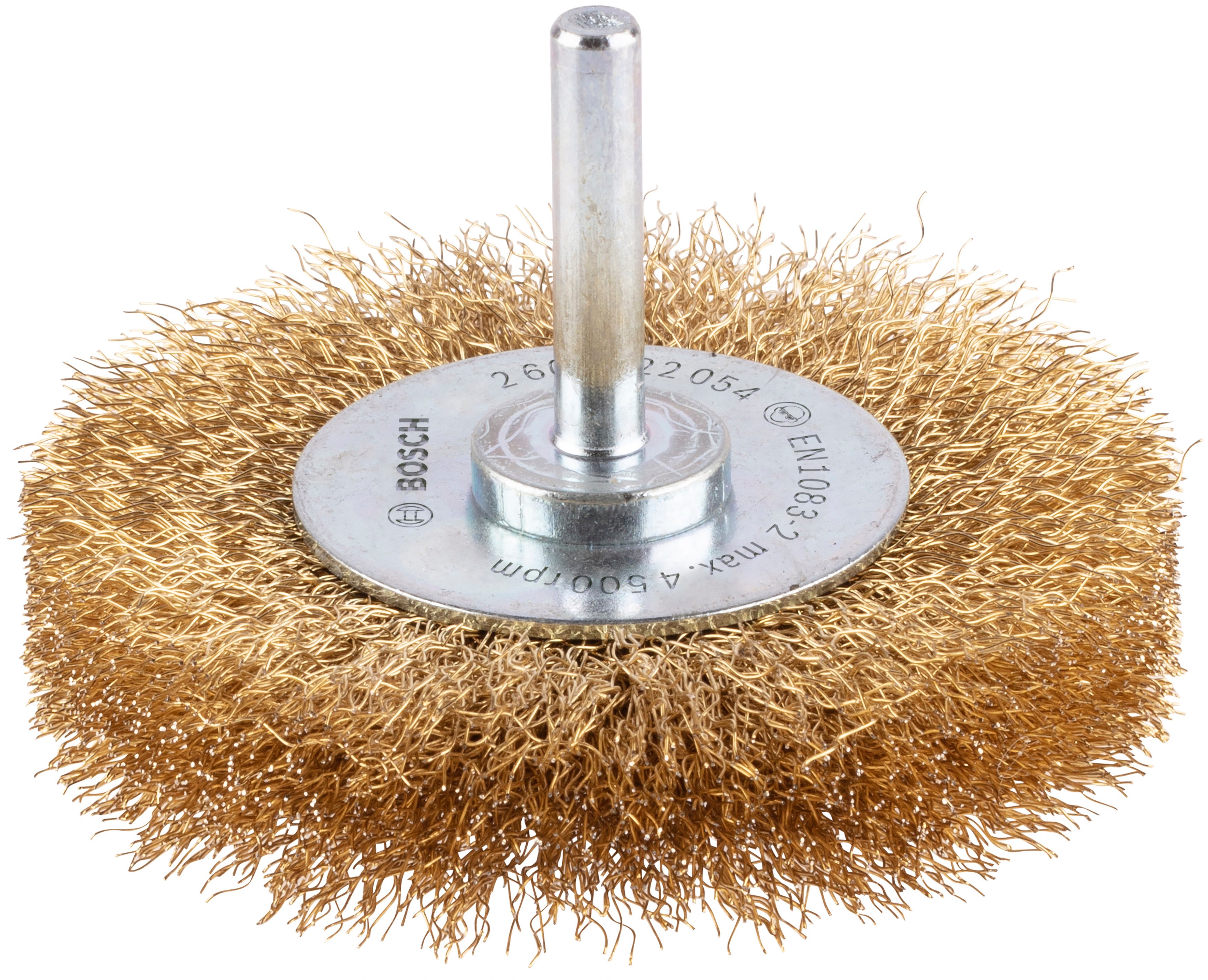 Bosch Accessoires Schijfborstel, vermessingd 75 mm, 0,2 mm, 4500 U/ min, 16 mm 1st - 2608622054