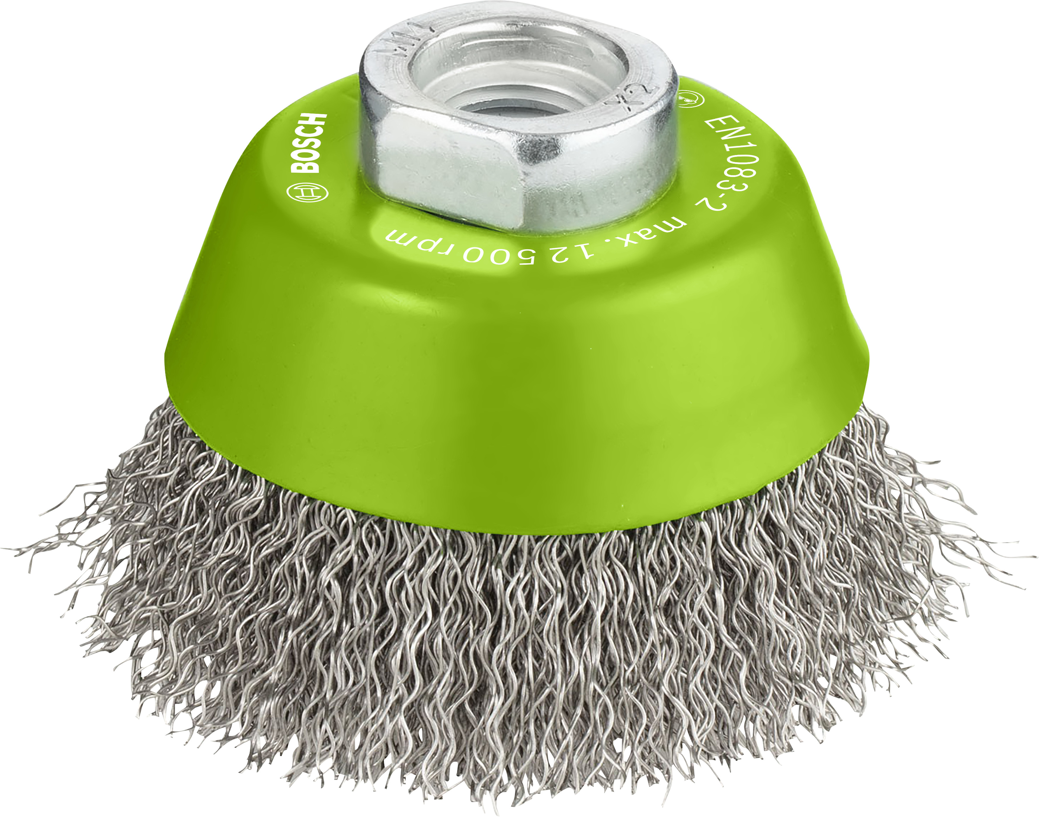 Bosch Accessoires Komstaalborstel, roestvrij 65 mm, 0,3 mm, 12500 U/ min, 14 1st - 2608622061
