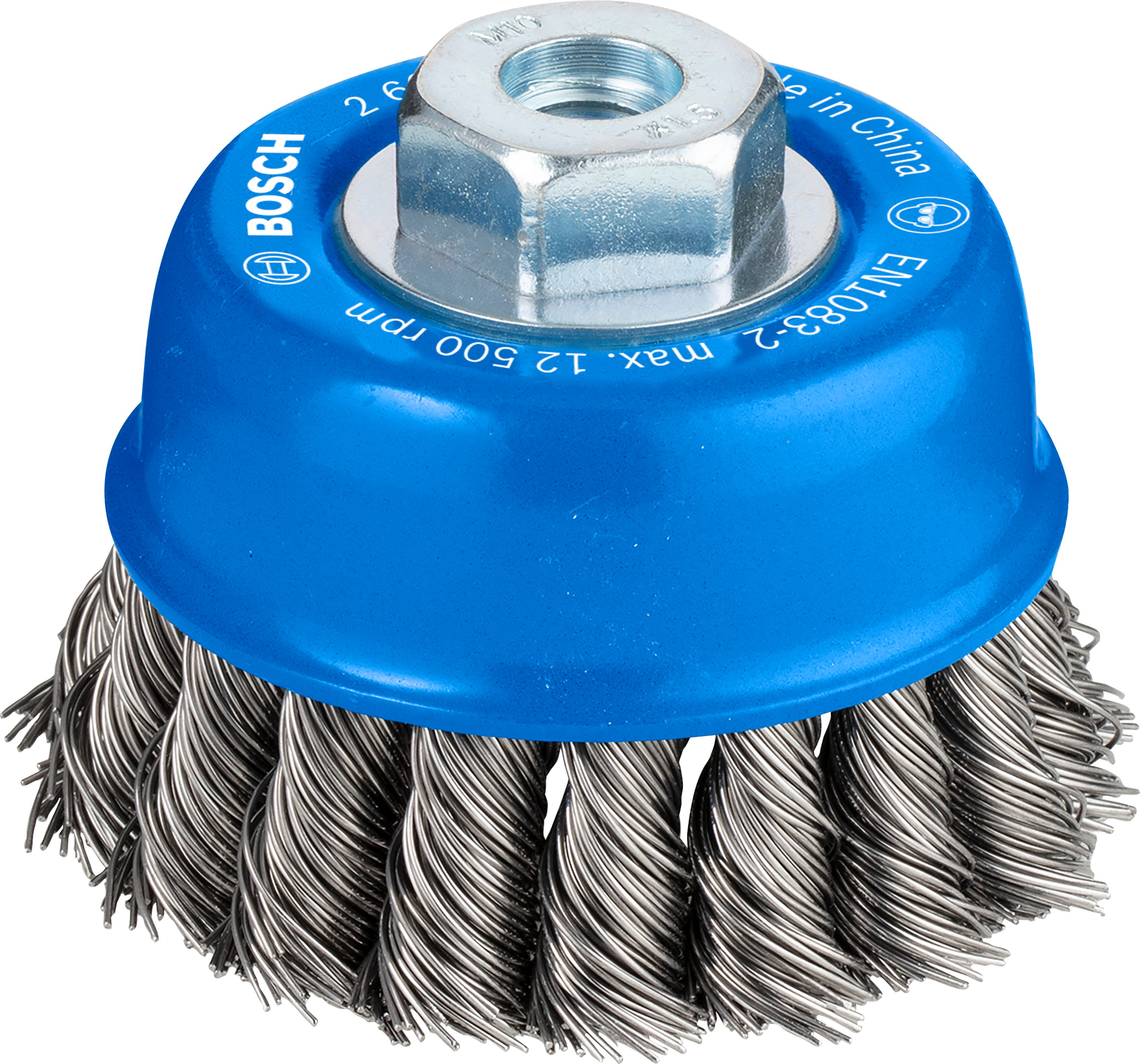 Bosch Accessoires Komstaalborstel 75 mm, 0,5 mm, 12500 U/ min, 10 1st - 2608622063