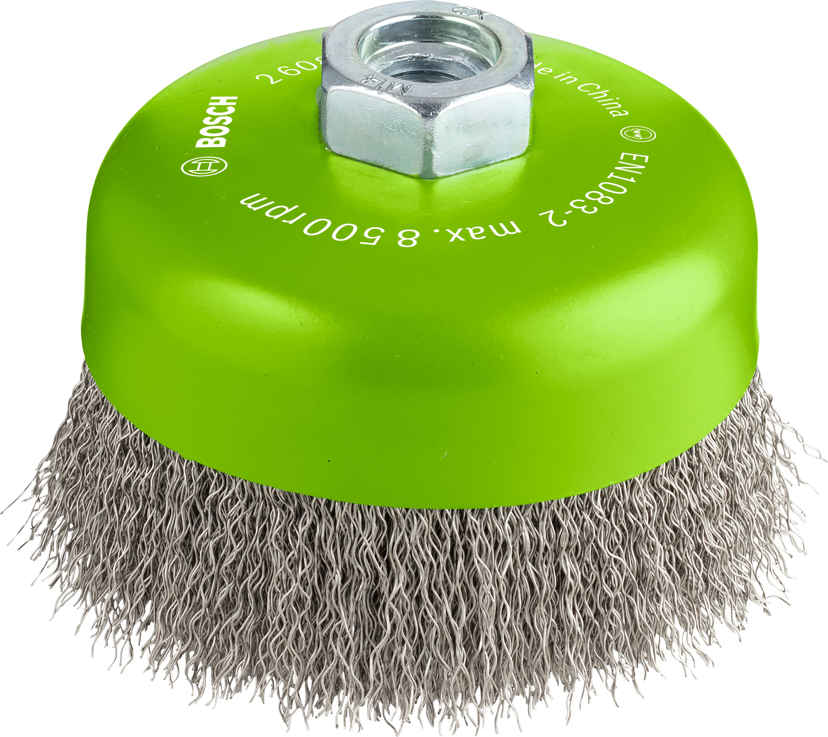 Bosch Accessoires Komstaalborstel, roestvrij 100 mm, 0,3 mm, 8500 U/ min, 14 1st - 2608622103