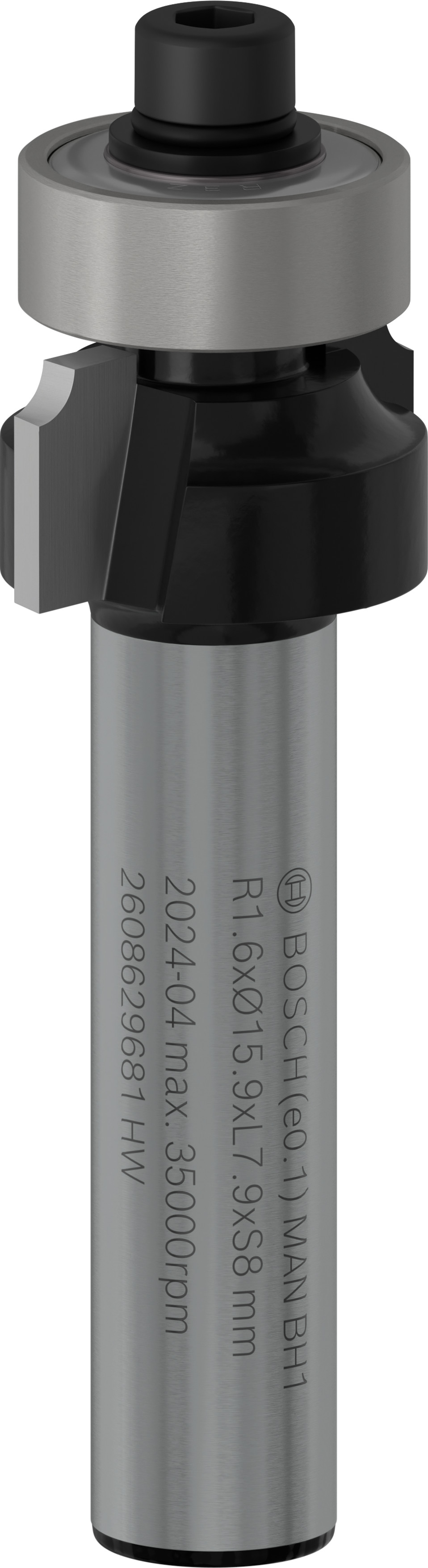 Bosch Accessoires PRO Afrondfrees | R 1,6 | schacht 8 mm - 2608629681