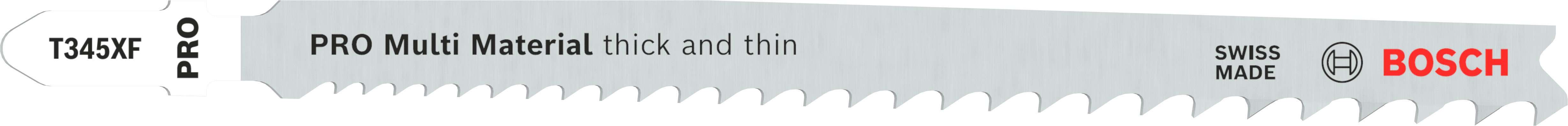 Bosch Accessoires Decoupeerzaagblad T 345 XF Progressor for Wood and Metal 100st - 2608634486