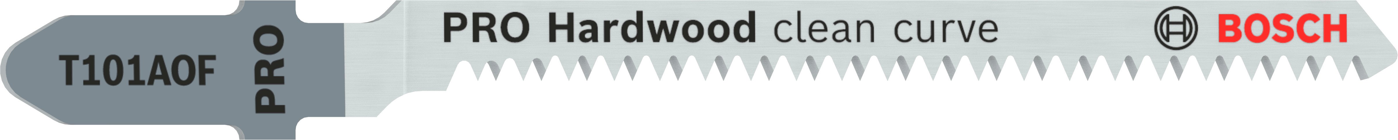Bosch Accessoires Decoupeerzaagblad T 101 AOF Clean for Hard Wood 3st - 2608636225