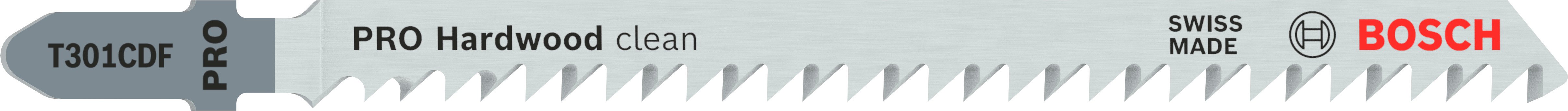 Bosch Accessoires Decoupeerzaagblad T 301 CDF Clean for Hard Wood 5st - 2608636229