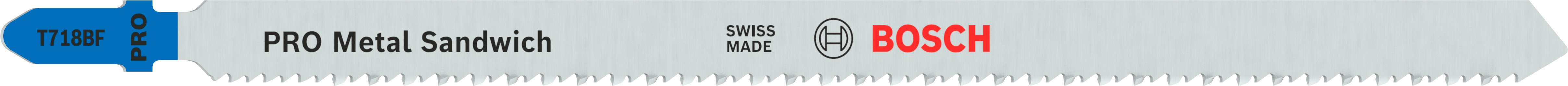 Bosch Accessoires Decoupeerzaagblad T 718 BF MetalSandwich 3st - 2608636335