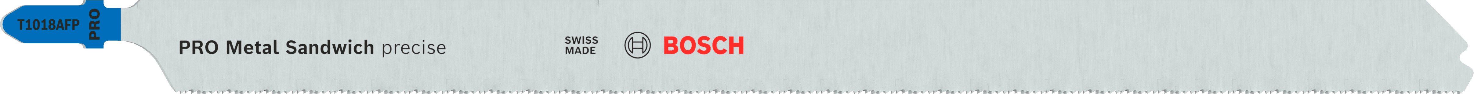 Bosch Accessoires Decoupeerzaagblad T 1018 AFP Precision for MetalSandwich 3st - 2608636793