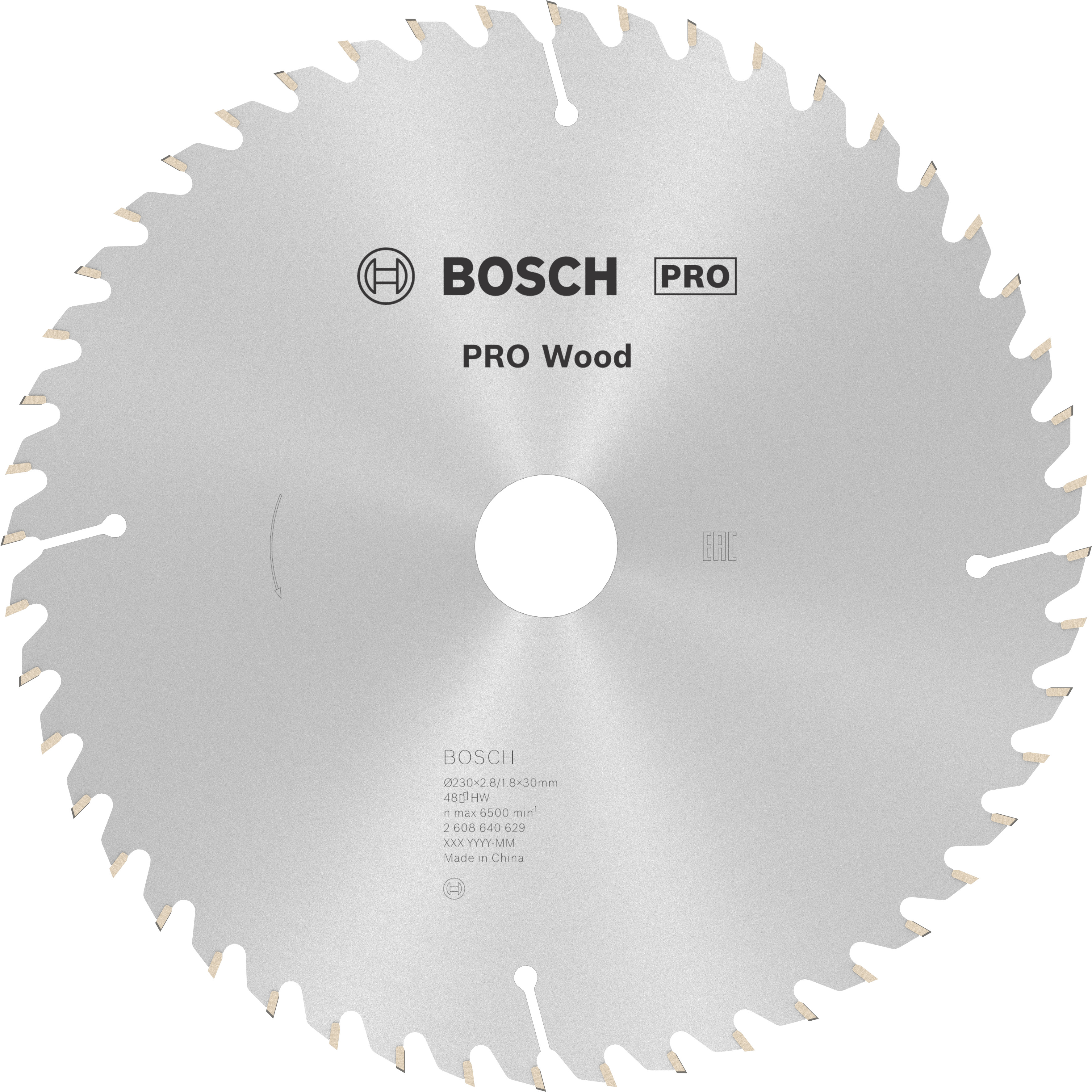 Bosch Accessoires Cirkelzaagblad Optiline Wood 230 x 30 x 2,8 mm, 48 1st - 2608640629