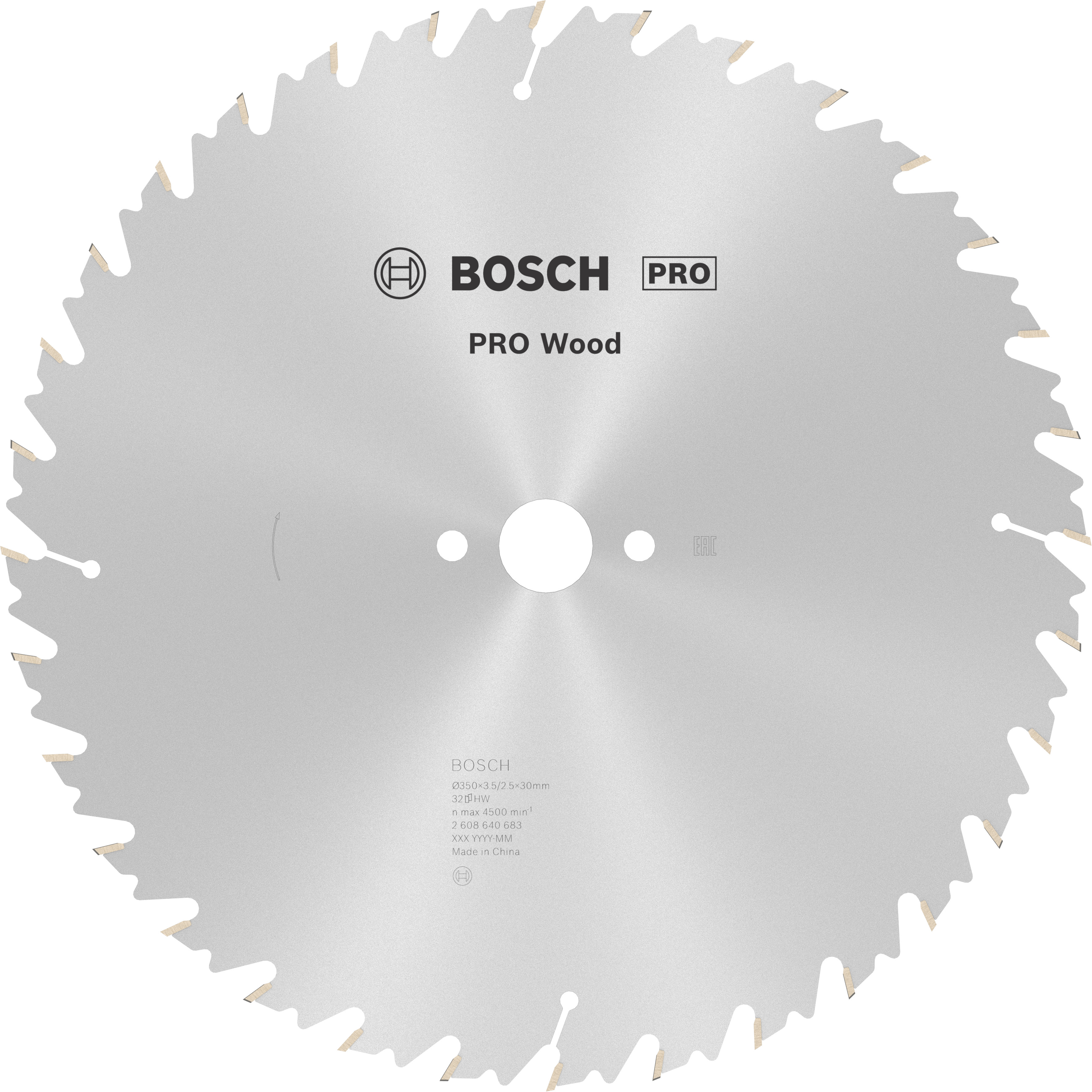 Bosch Accessoires Cirkelzaagblad Standard for Wood Speed 350 x 30 x 3,5 mm, 32 1st - 2608640683