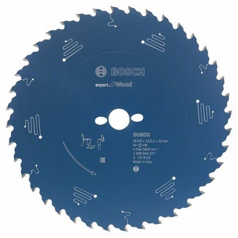 Bosch Accessoires Cirkelzaagblad expert for Wood 165x20x2.6/1.6x36T - 2608644023