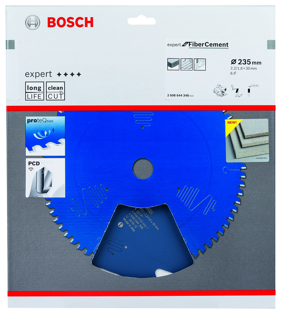Bosch Accessoires Expert for Fibre Cement cirkelzaagblad EX FC H 235x30-6 - 1 stuk(s) - 2608644348 - 2608644348